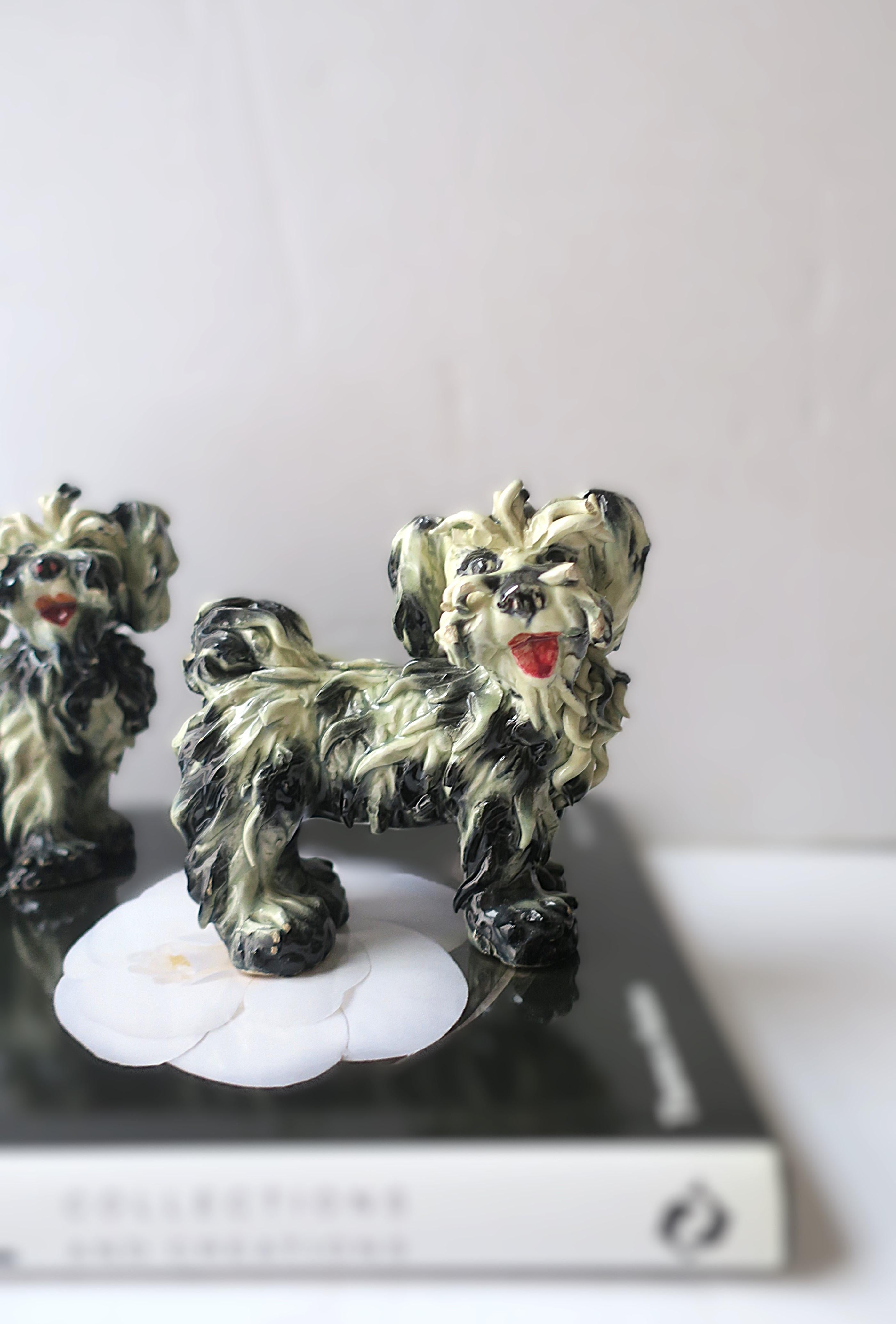Esculturas de porcelana italiana para perros en venta 4