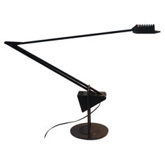 Lampada da tavolo regolabile postmoderna italiana di Fridolin Naef per Luxo, anni '80