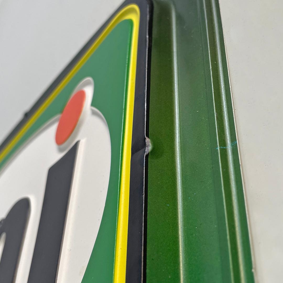 Calendario italiano post-moderno Api perpetuo da parete in plastica verde, anni '90 1
