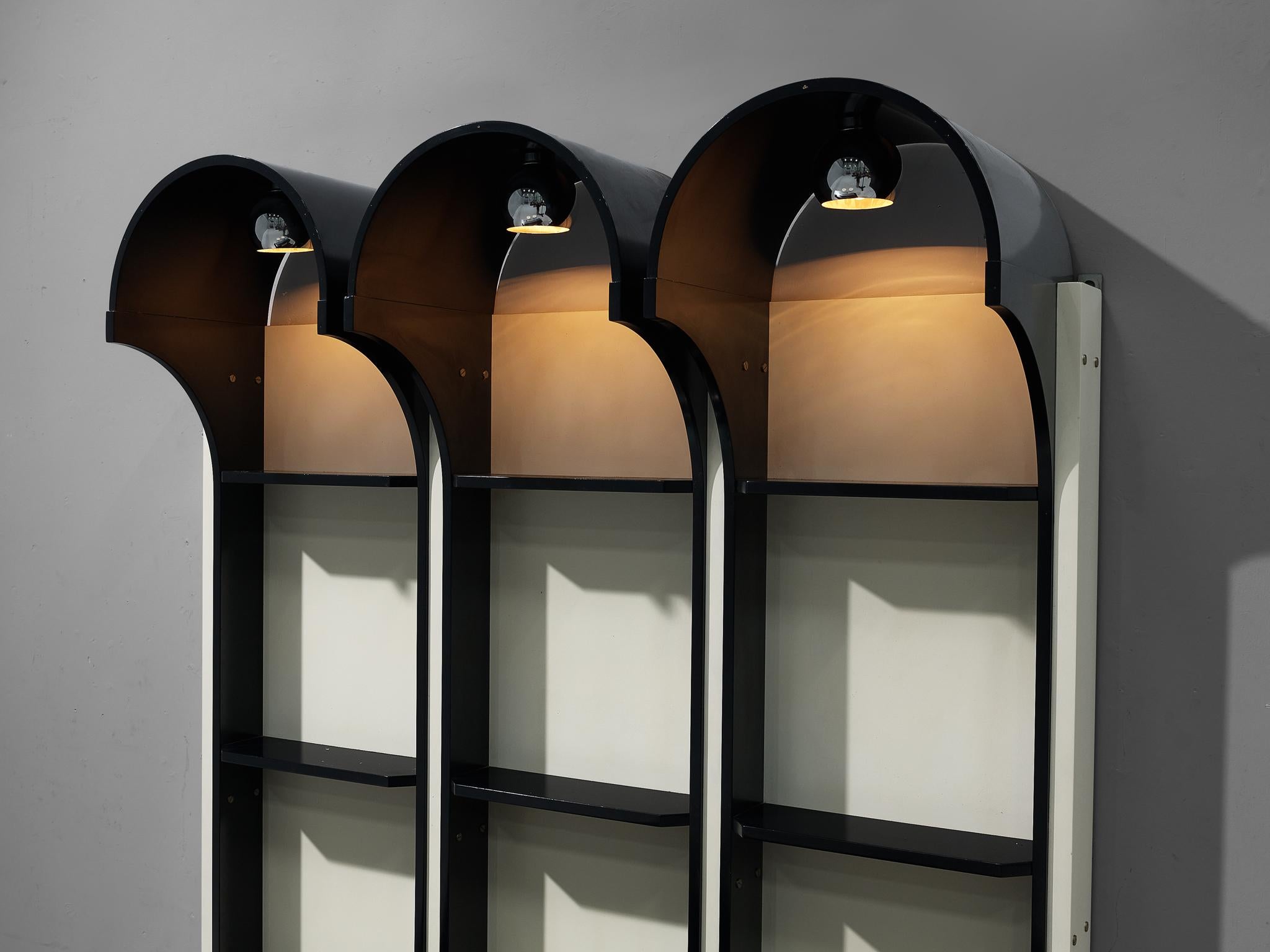 Meuble de bar italien postmoderne avec tabourets Bon état à Waalwijk, NL