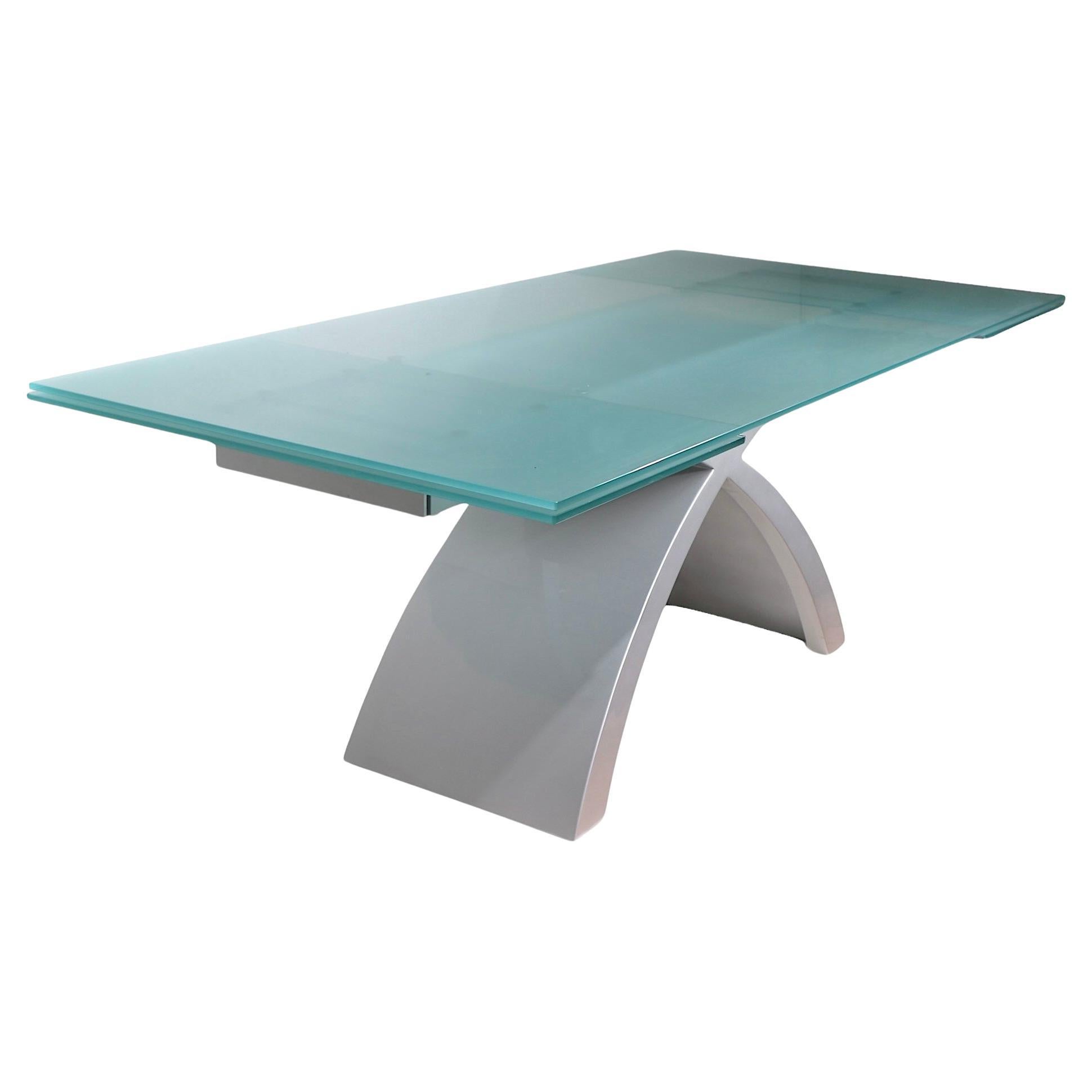  Italian Post Modern Contemporary  Extension Dining Table Tokyo by Tonin  For Sale