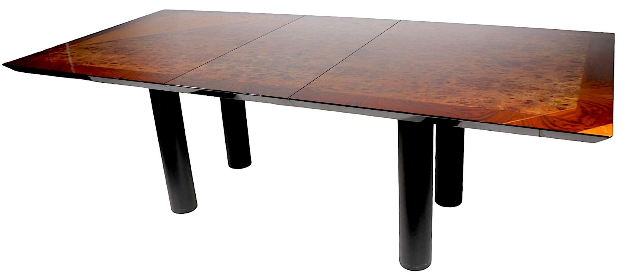 Post-Modern Italian Post Modern Dining Table by Oscar Dell Arredamento for Miniforms c 1970s For Sale
