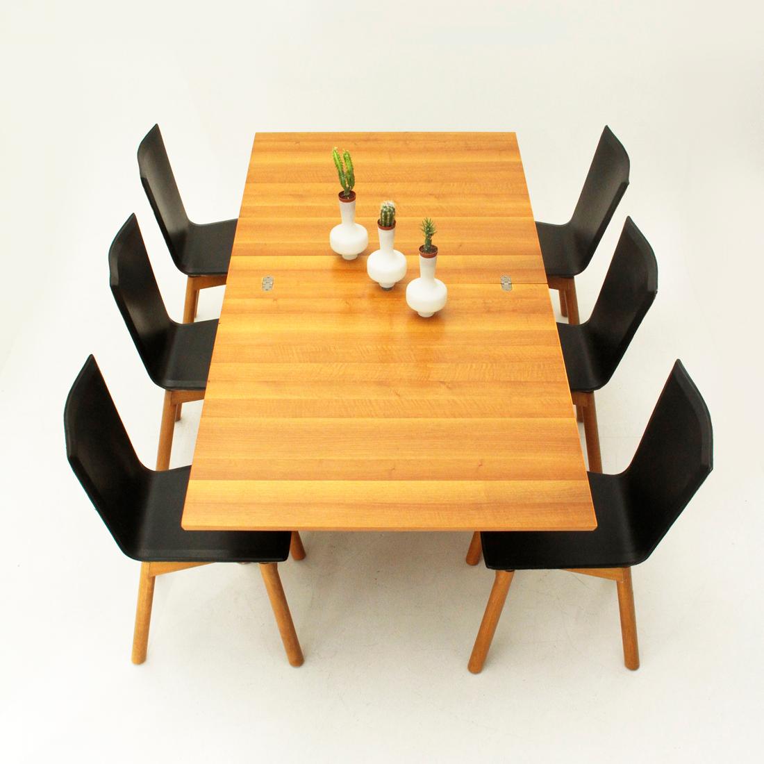 Italian Post Modern Extensible Dining Table, 1980s 8