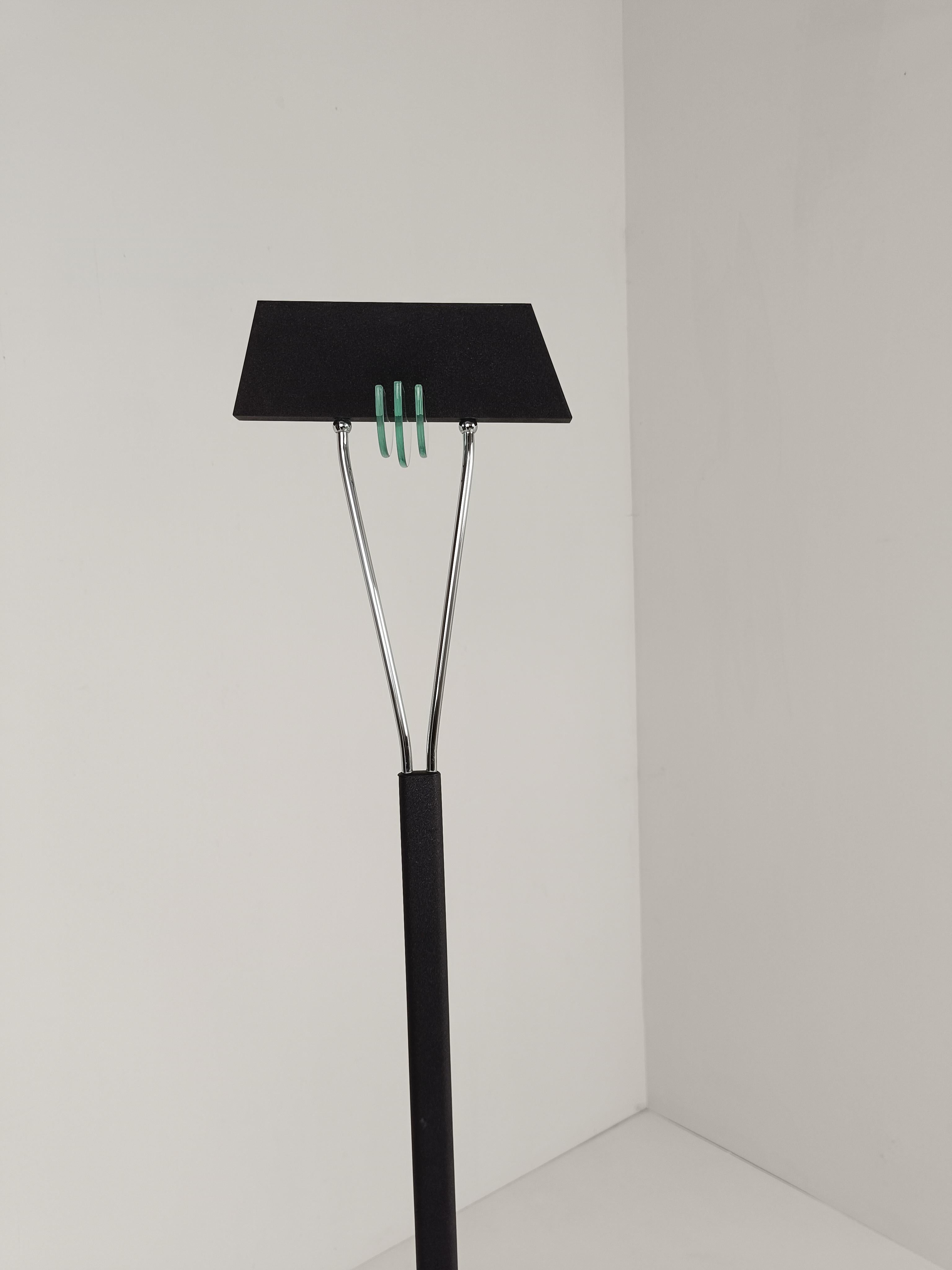 Lampadaire italien post-moderne dans le style de Fontana Arte, années 80/90  en vente 6