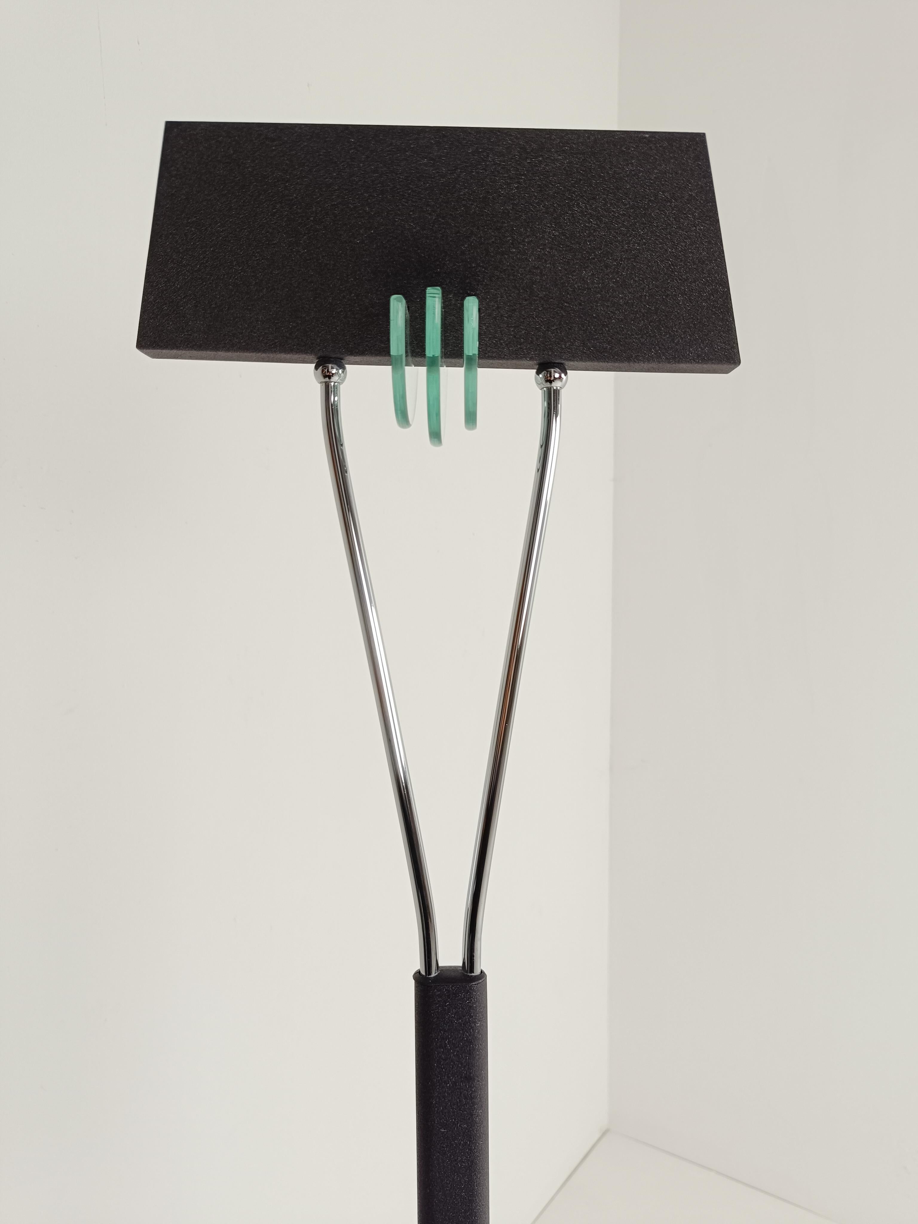 Italienische postmoderne Stehlampe im Stil von Fontana Arte, 80er / 90er Jahre  im Angebot 7