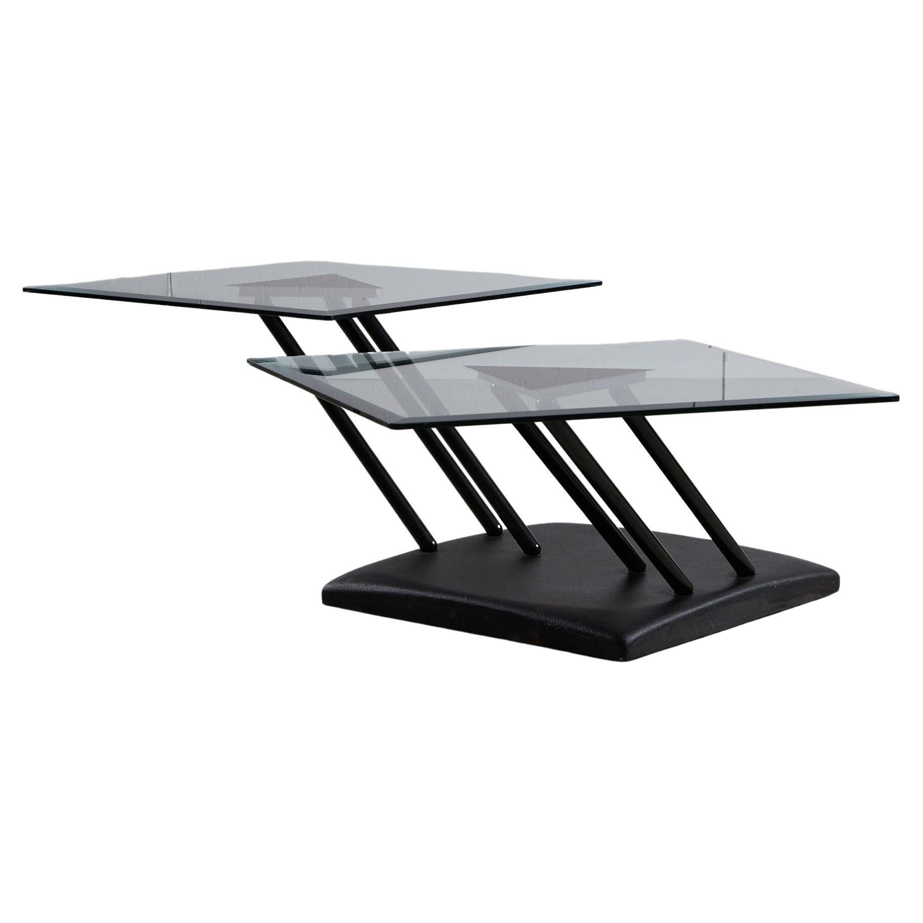 Italian Walnut Coffee Table For Sale at 1stDibs