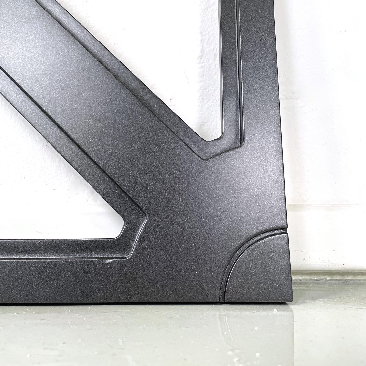Italian post-modern glitter grey triangular mechanism shaped prop, 2020s For Sale 6