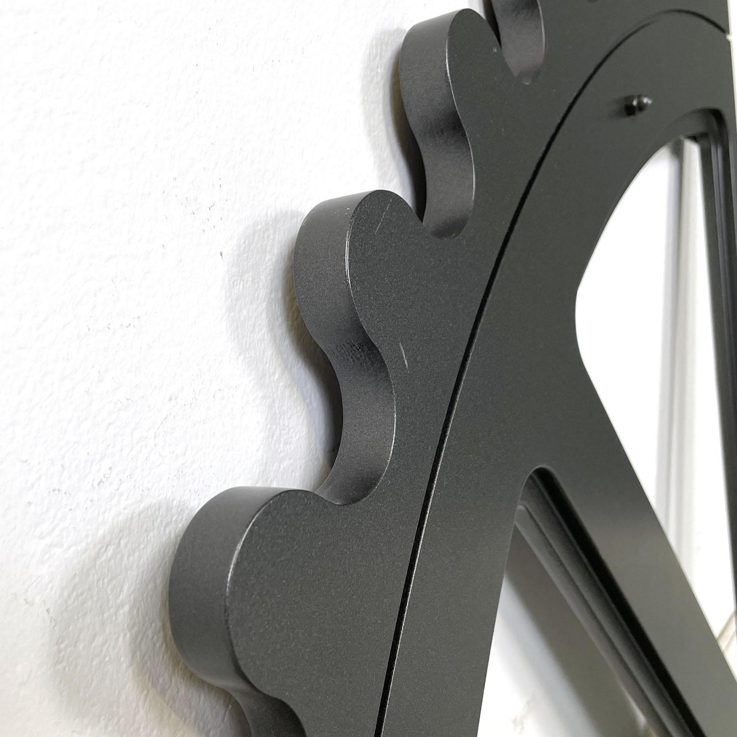 Italian post-modern glitter grey triangular mechanism shaped prop, 2020s For Sale 1
