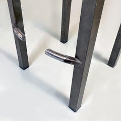 Italian post modern iron counter stools by Philippe Starck for Ycami, 1980s