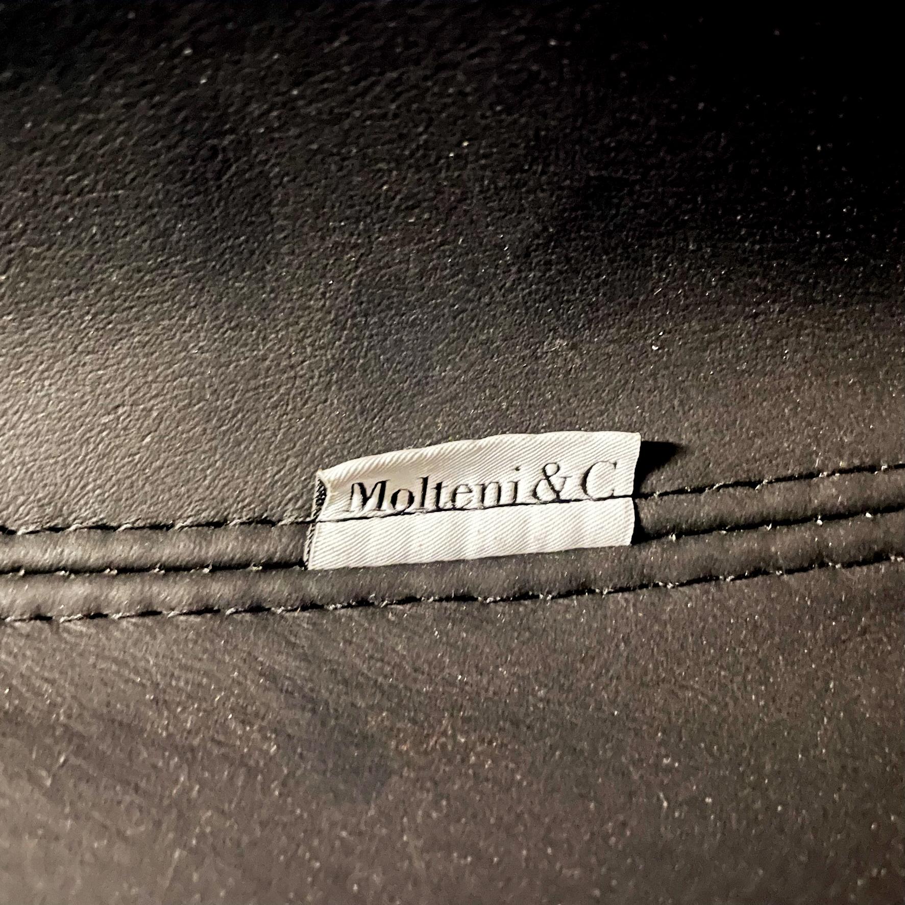 Fauteuil en cuir post-moderne italien Glove d'Ourquiola pour Molteni&C., années 2000 en vente 10
