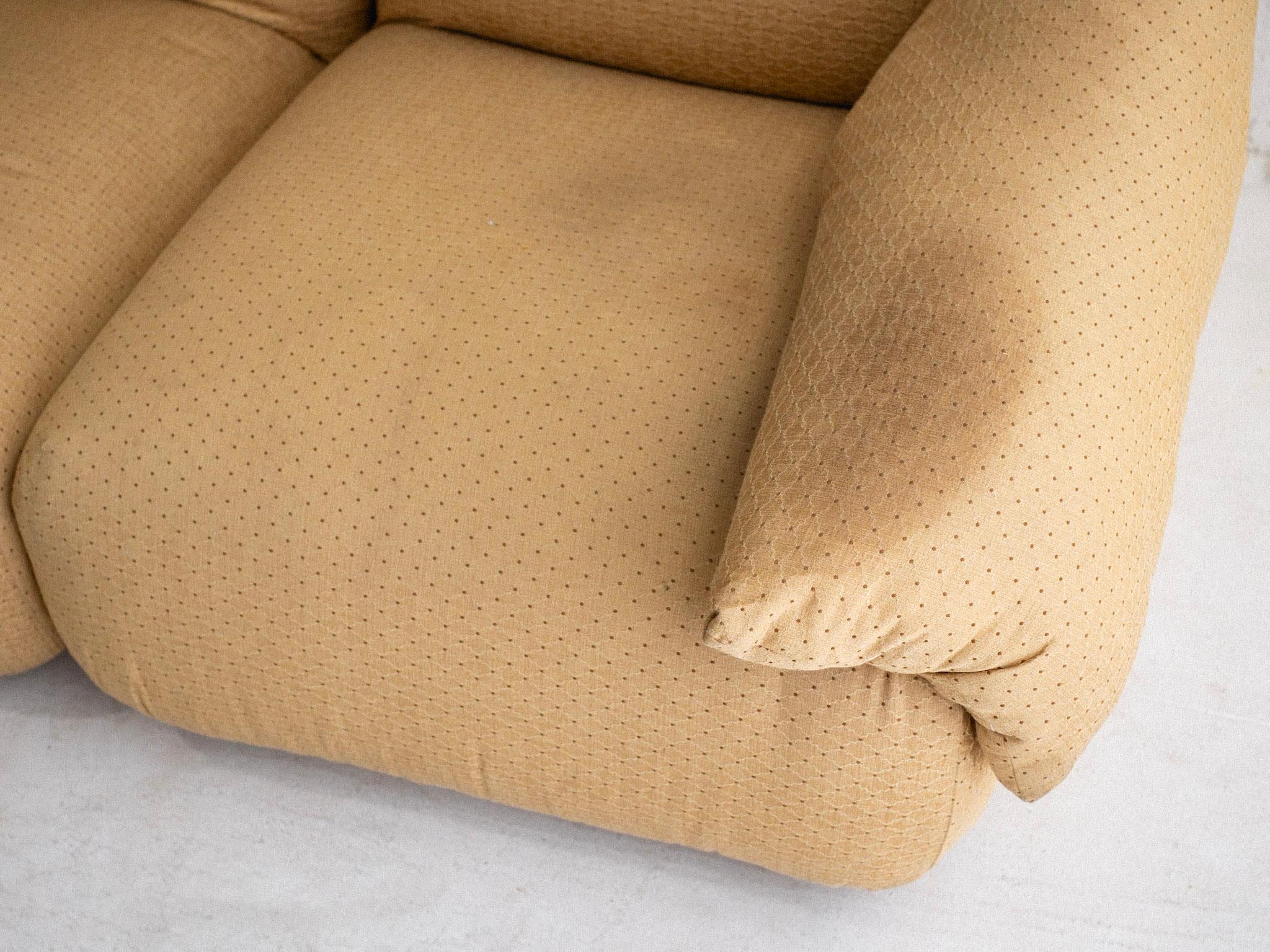 Upholstery Italian Post Modern Modular Sectional - 6 Pieces