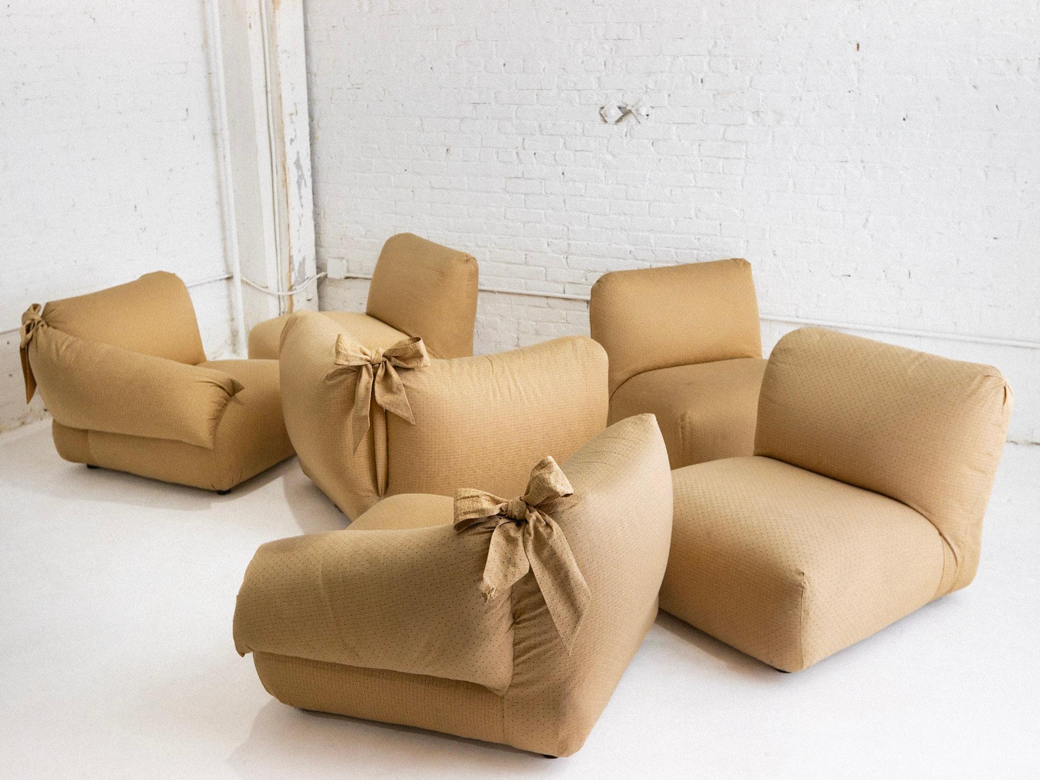 Italian Post Modern Modular Sectional - 6 Pieces 2
