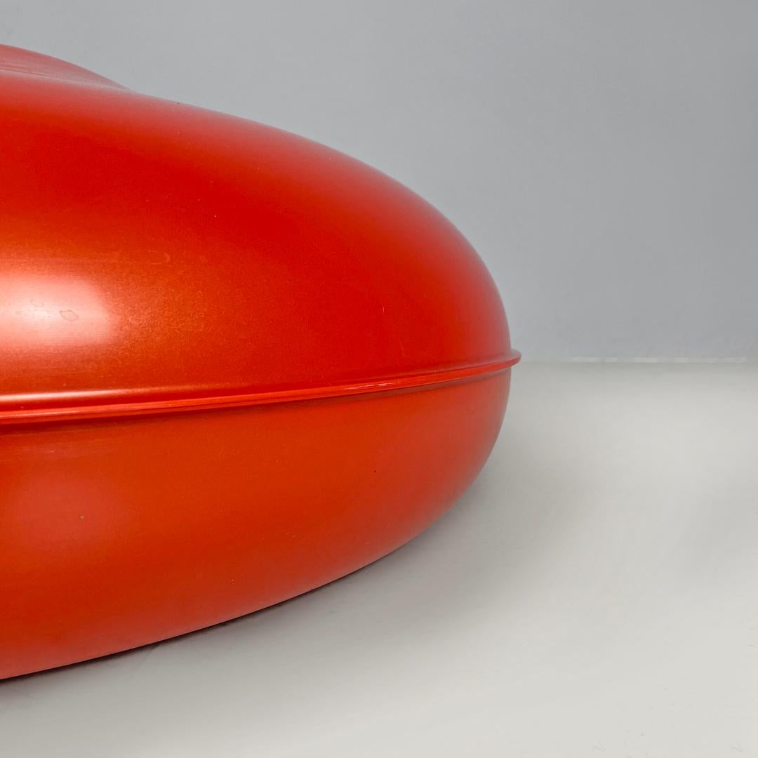 Plastic Italian post-modern poufs by Fabrizio Bertero and Andrea Panto for Zanotta 1990s For Sale