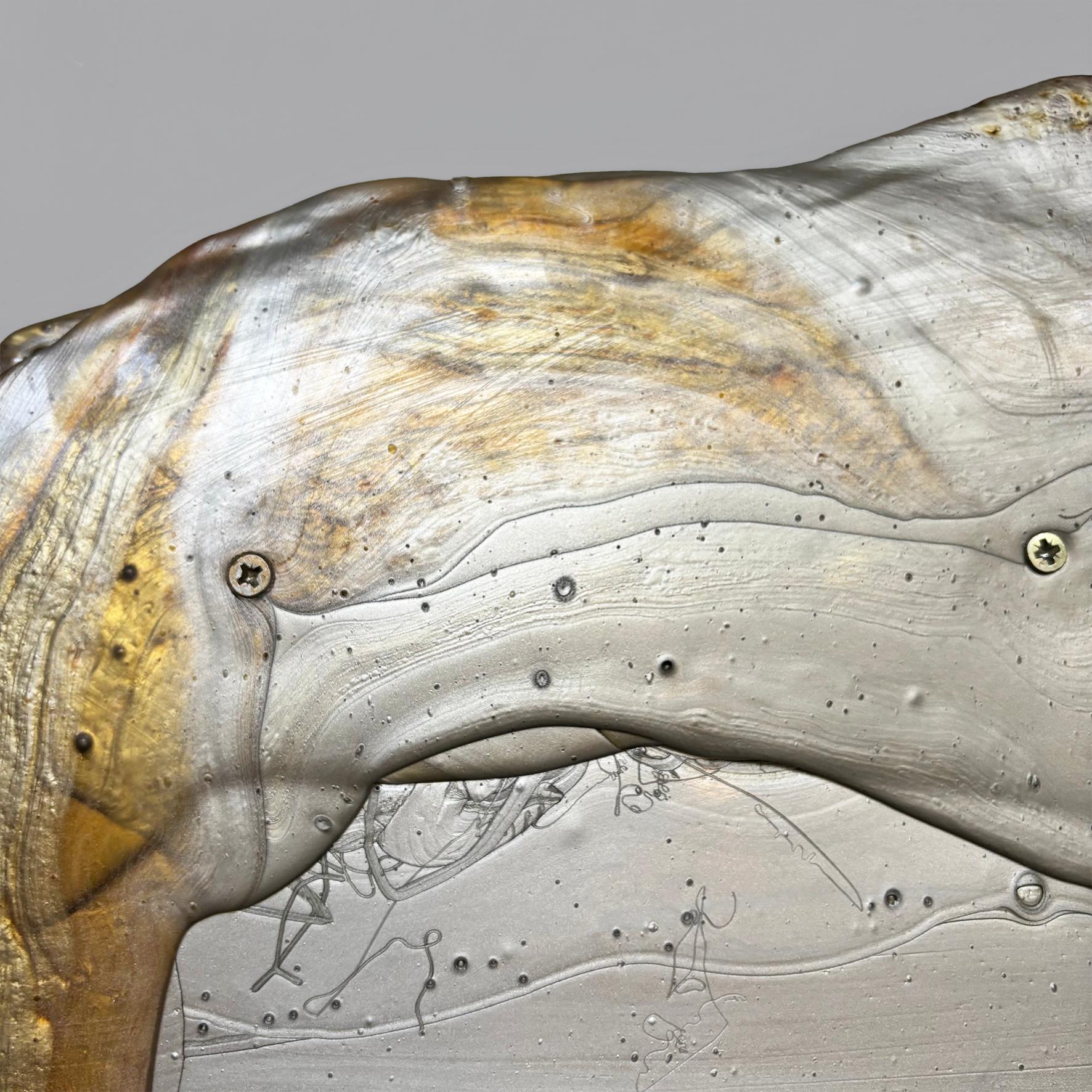 Specchio da parete italiano post-moderno in resina di Gaetano Pesce per Fish Design, 2005 in vendita 6