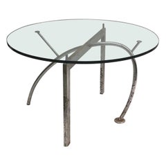 Prototype de table à manger ronde italienne post-moderne de Massimo Iosa Ghini