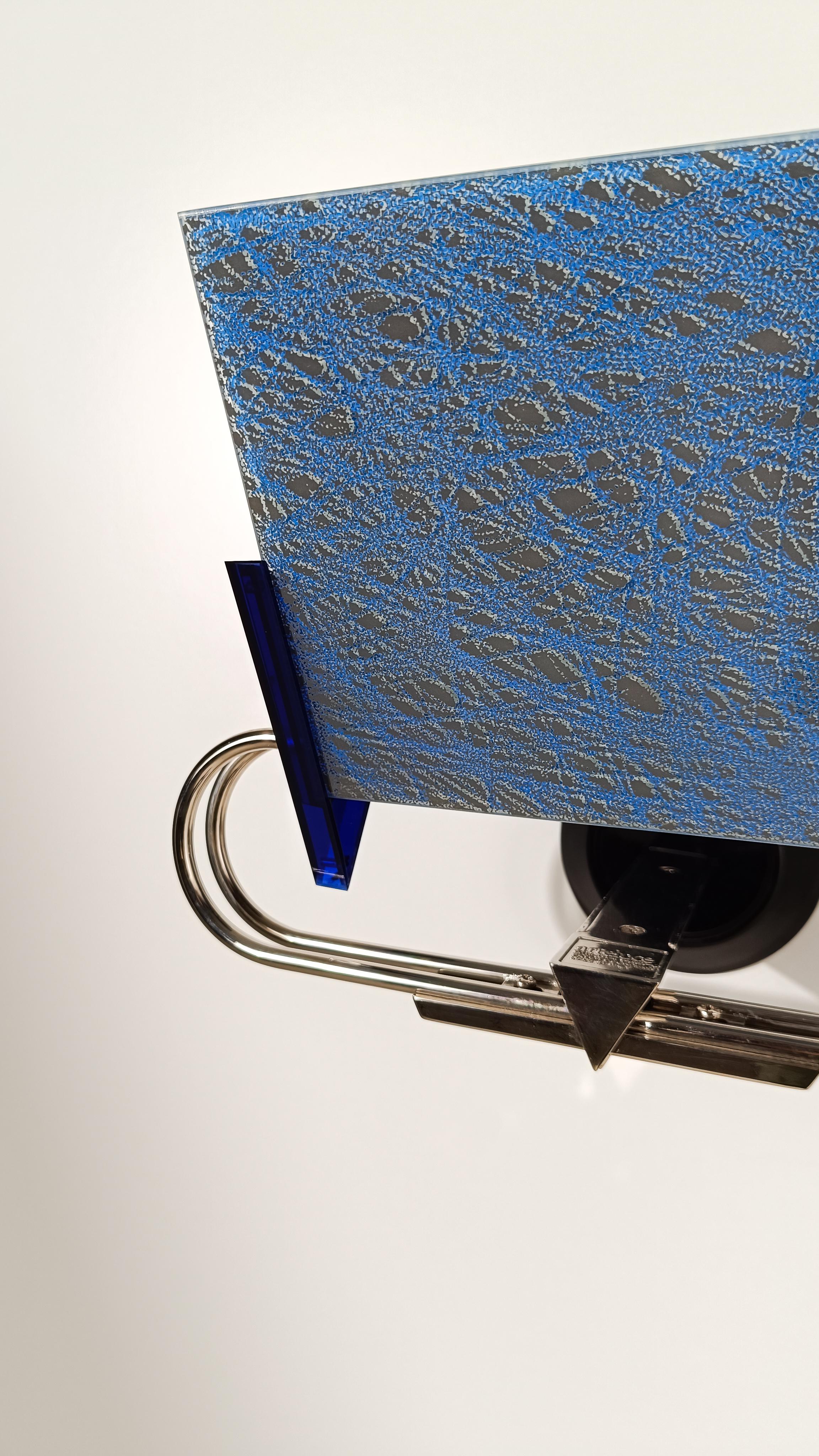 Italian Post Modern Sconce design by Perry A. King & S. Mirand for Arteluce en venta 3