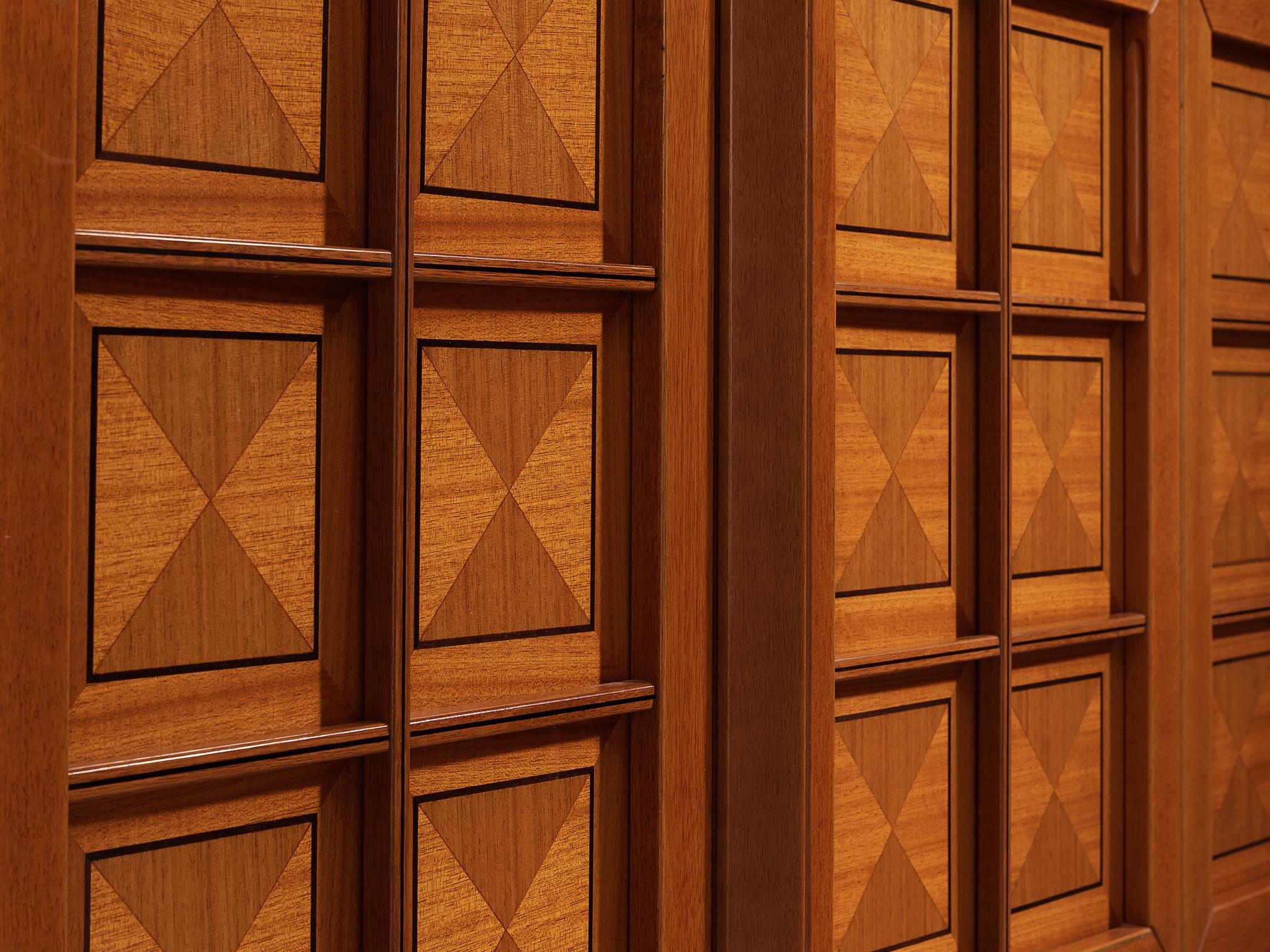 Italian Post-Modern Sideboard with Geometric Front For Sale 3