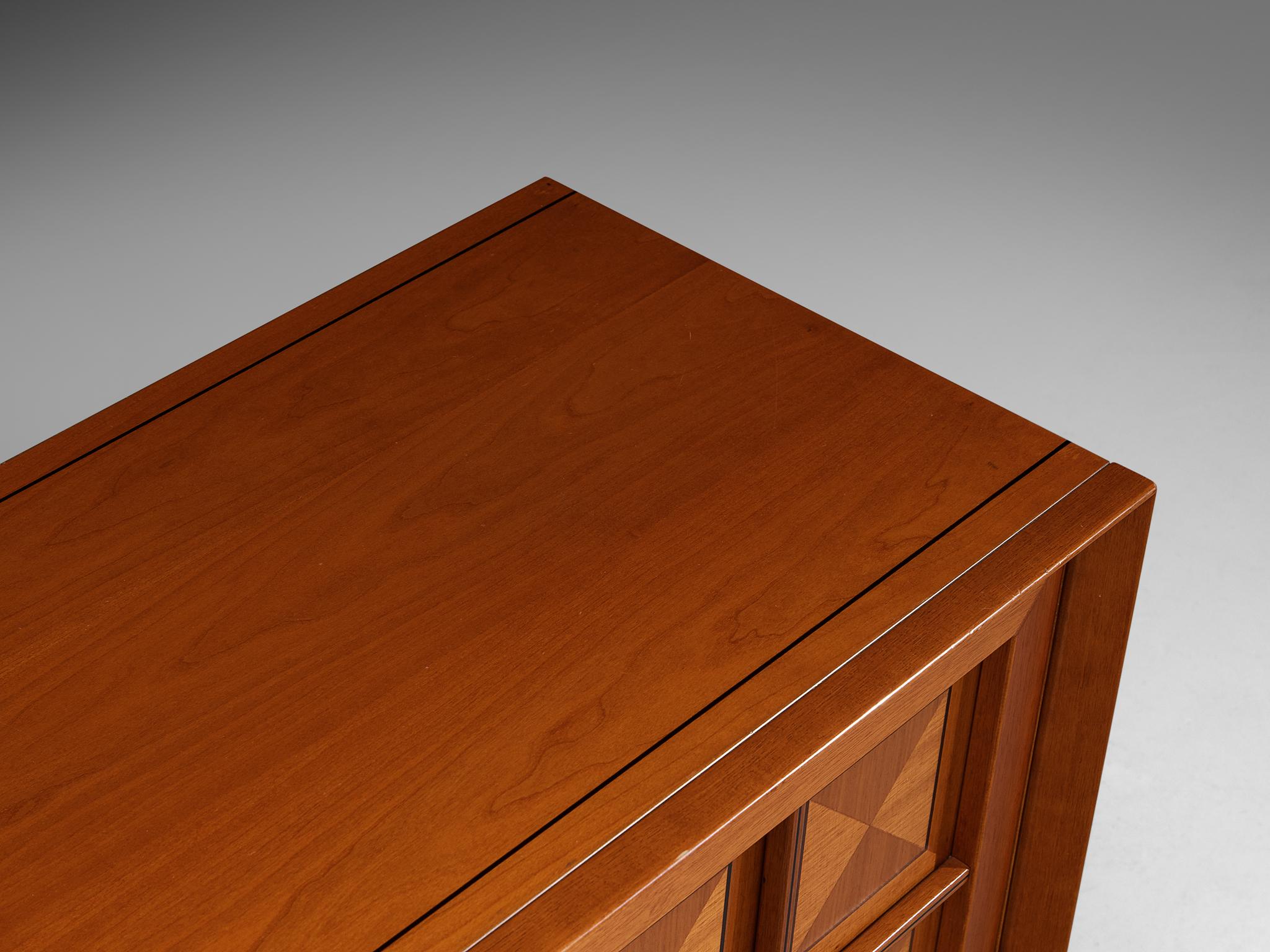 Italian Post-Modern Sideboard with Geometric Front For Sale 4