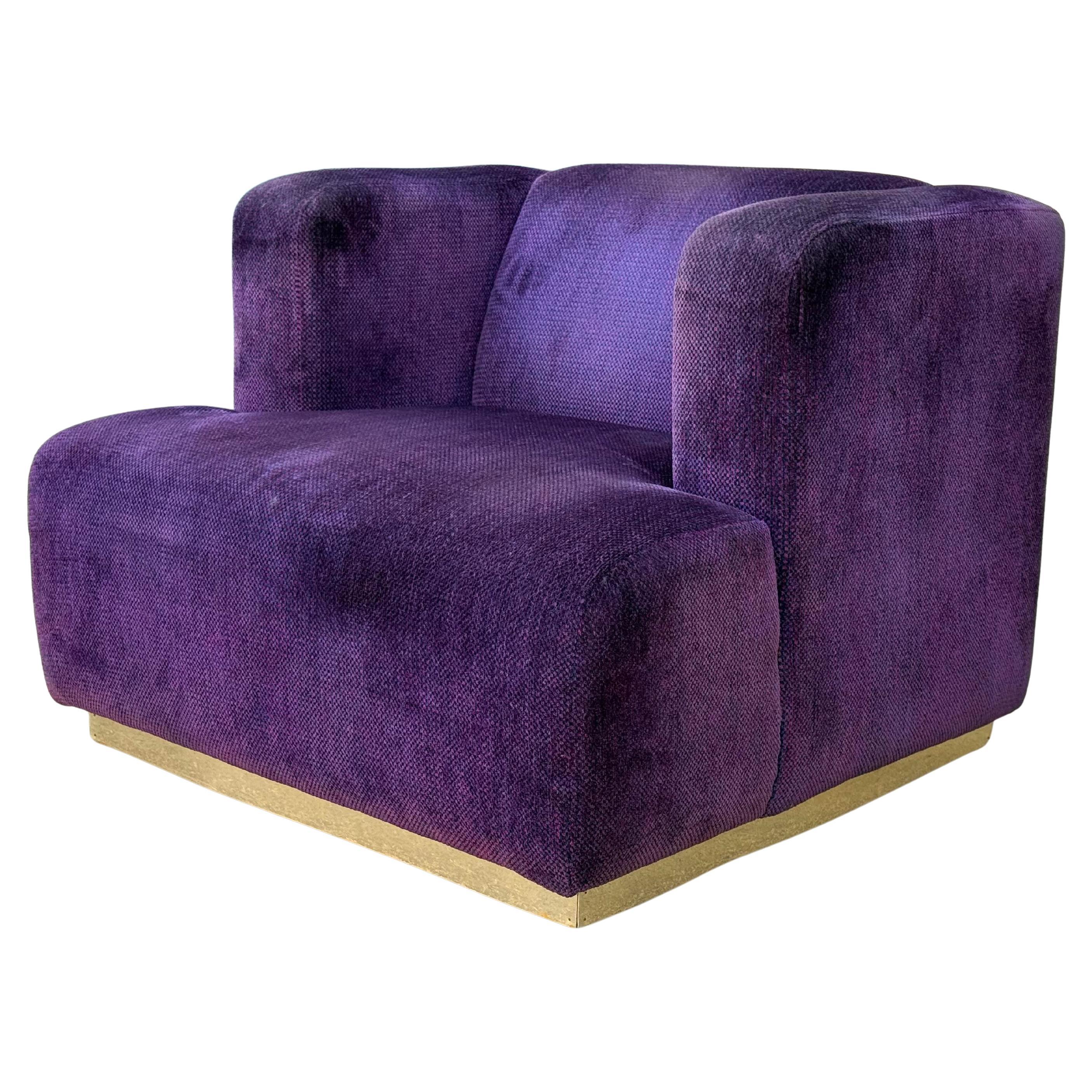 Chaise longue pivotante post-moderne italienne Bon état - En vente à Los Angeles, CA