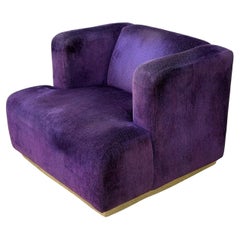 Chaise longue pivotante post-moderne italienne