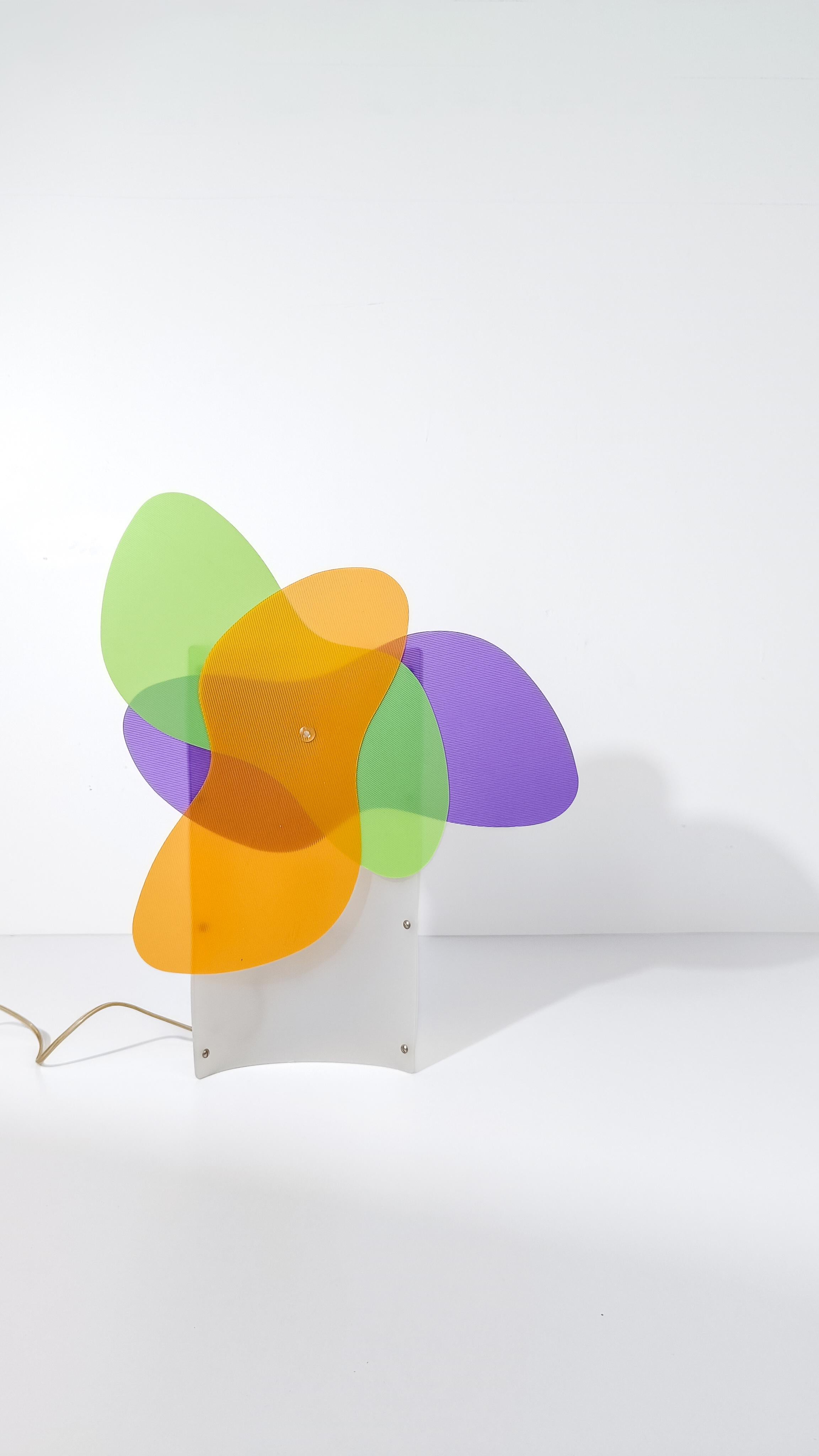 Italian Post Modern Table Lamp model Butterflies By Naghi Habib for SLAMP , 90s For Sale 4