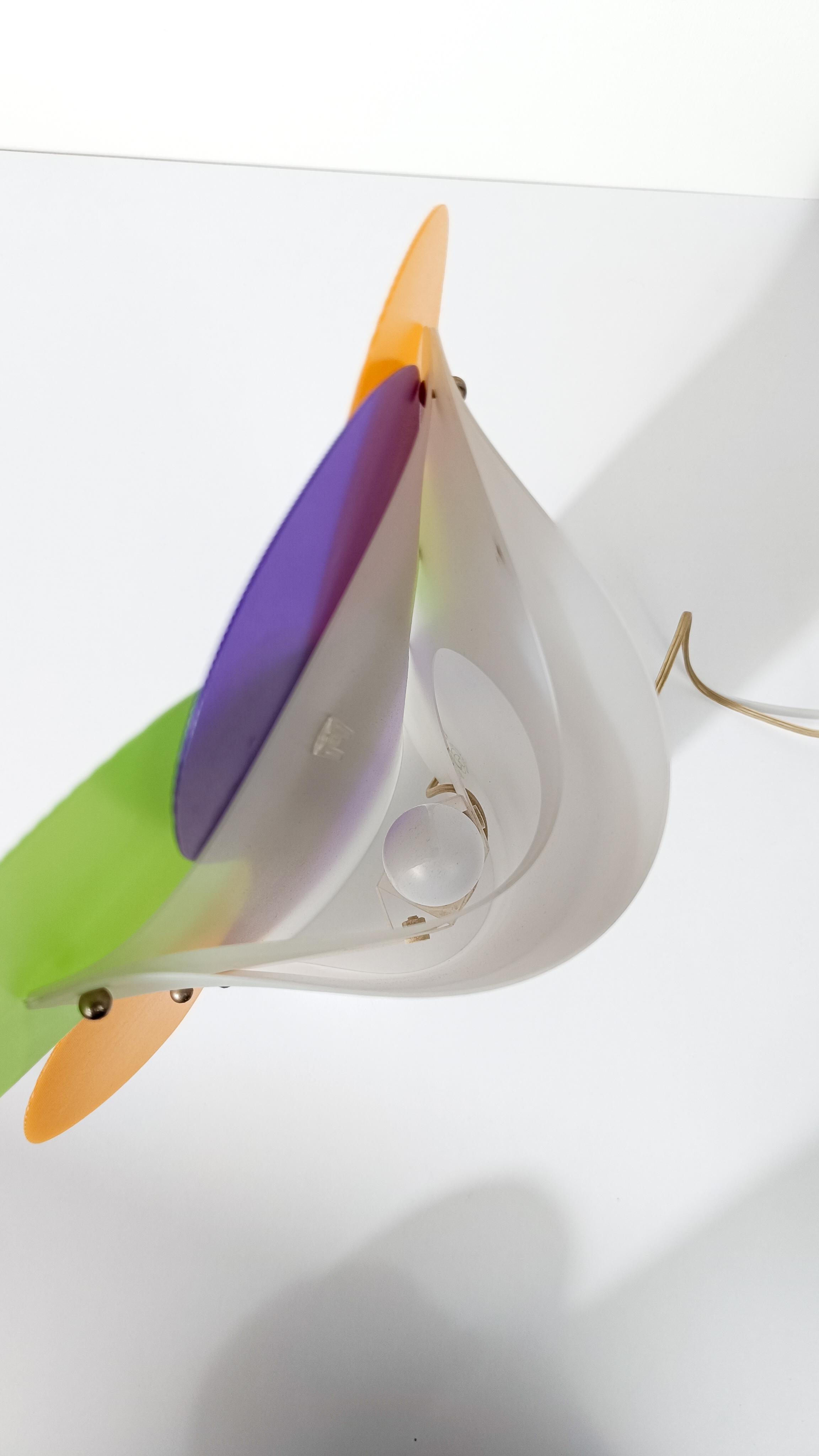 Italian Post Modern Table Lamp model Butterflies By Naghi Habib for SLAMP , 90s For Sale 7