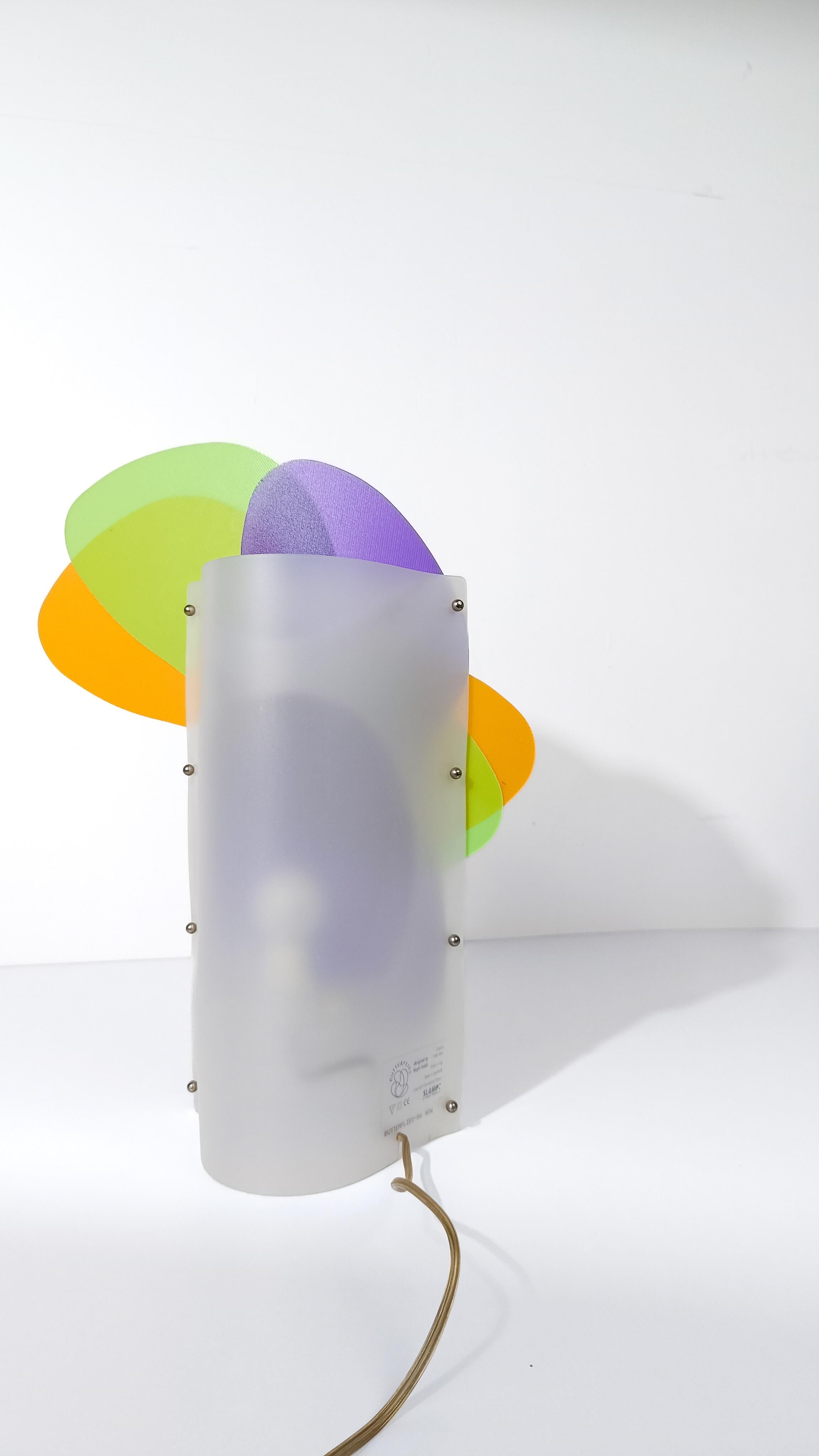 Italian Post Modern Table Lamp model Butterflies By Naghi Habib for SLAMP , 90s For Sale 8