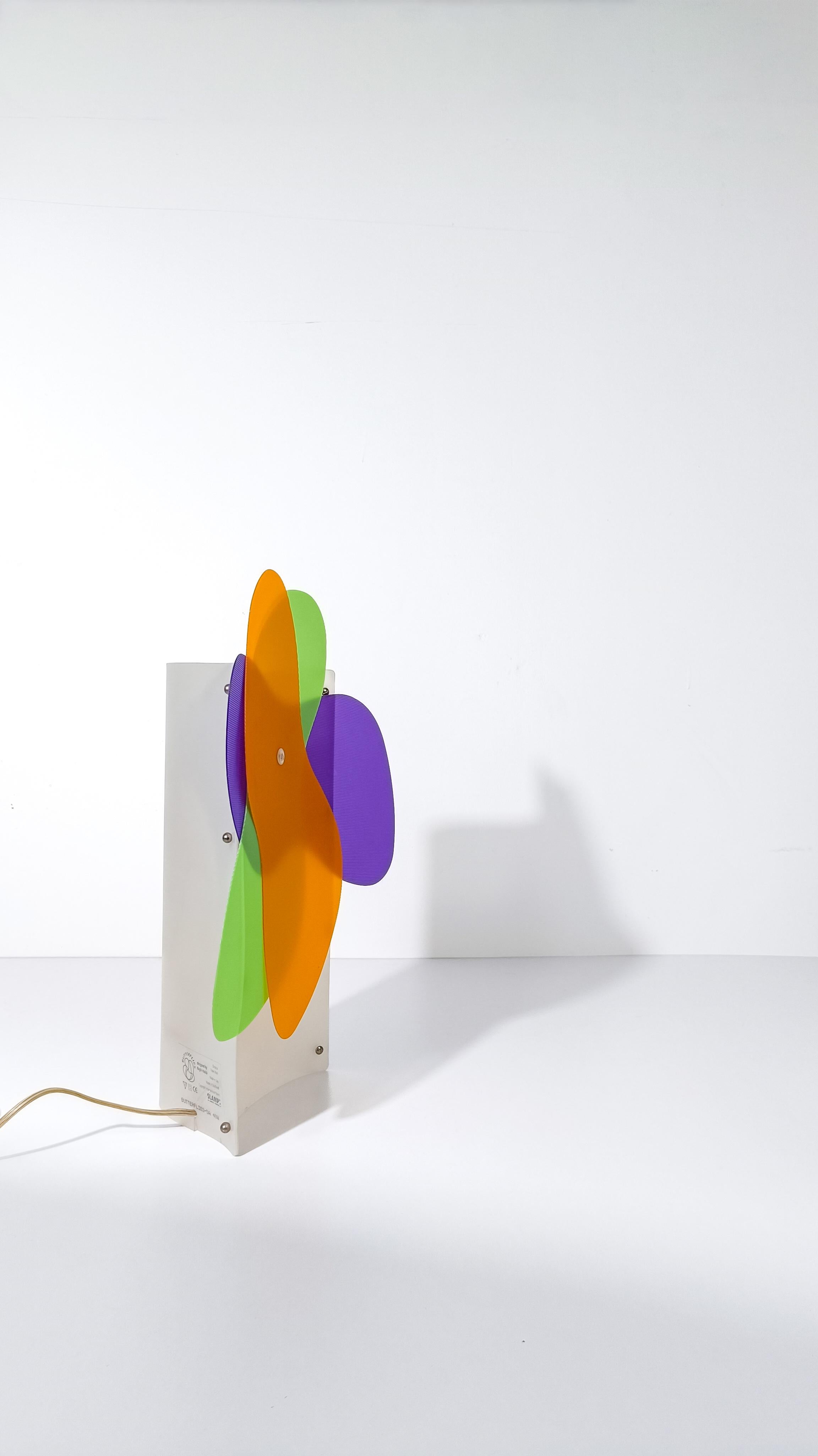 Italian Post Modern Table Lamp model Butterflies By Naghi Habib for SLAMP , 90s For Sale 1