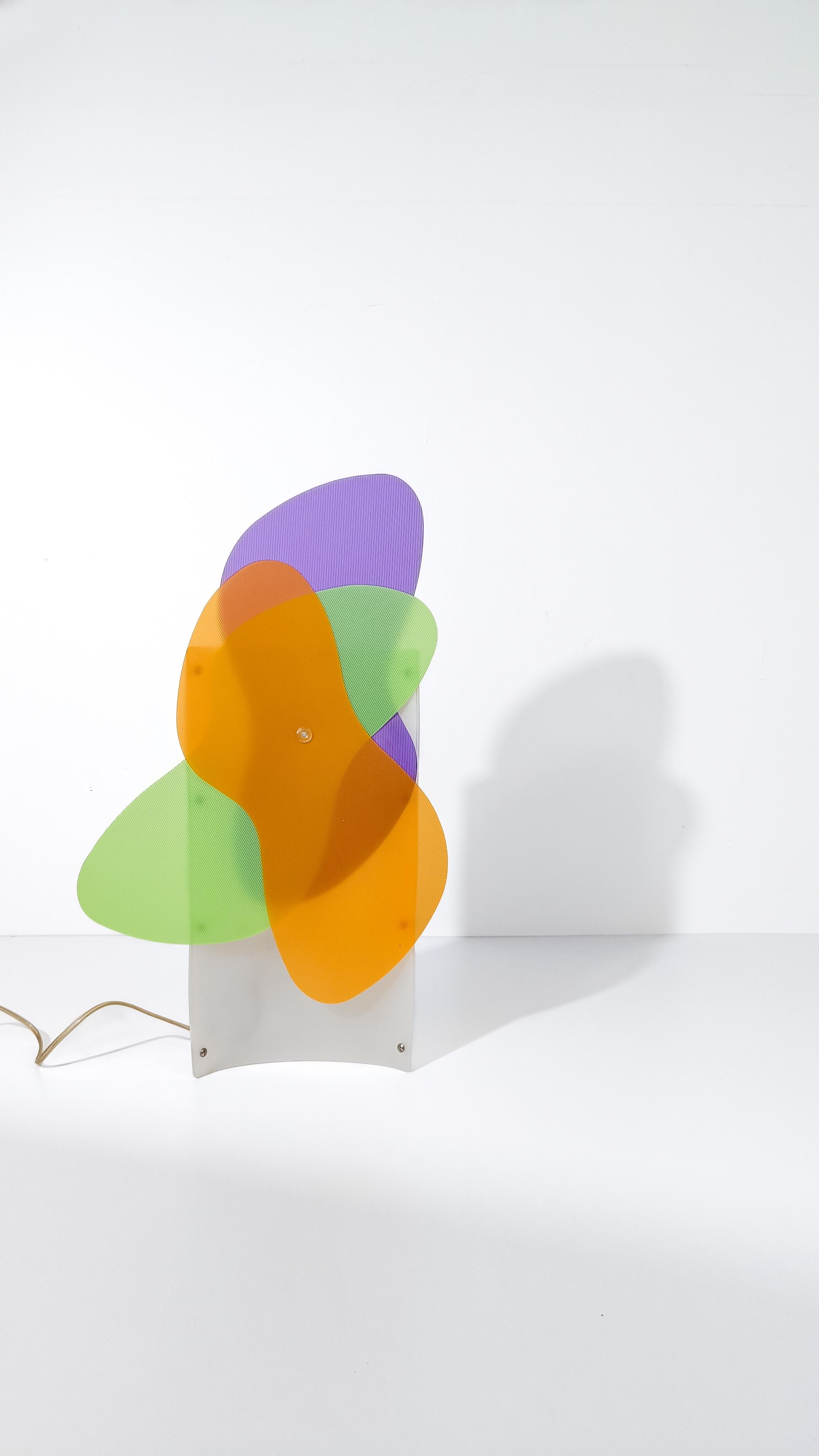 Italian Post Modern Table Lamp model Butterflies By Naghi Habib for SLAMP , 90s For Sale 3