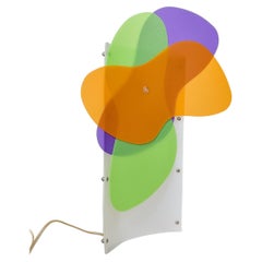 Lampada da tavolo postmoderna italiana modello Farfalle di Naghi Habib per Slamp , anni '90
