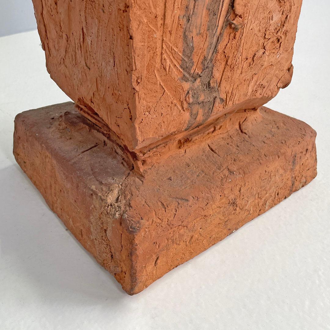 Italian post-modern terracotta sculpture by Edmondo Cirillo, 1996 For Sale 10