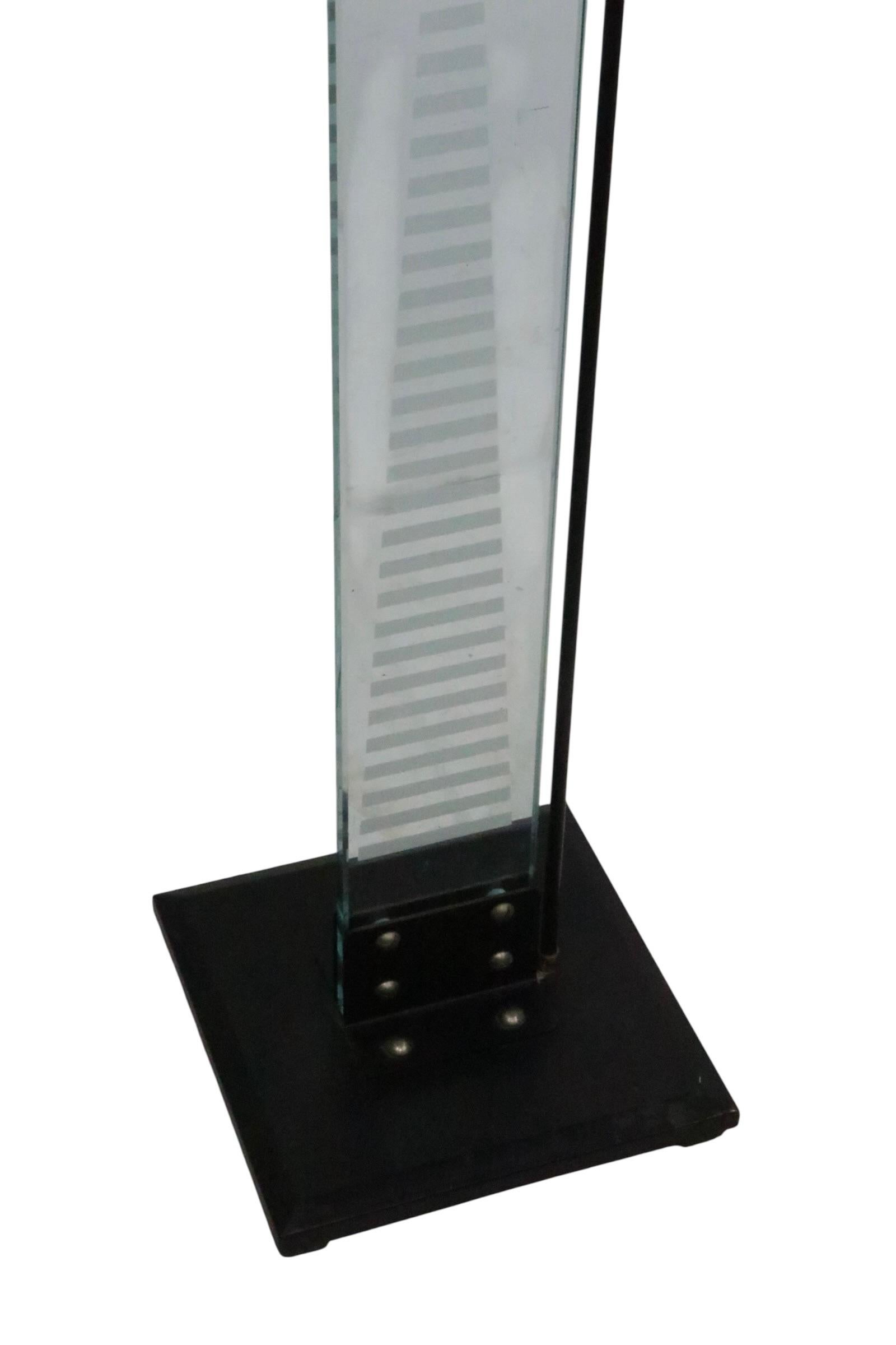 Italian Post Modern Uplight Halogen Torchiere Floor Lamp att. to Fontana Arte For Sale 8