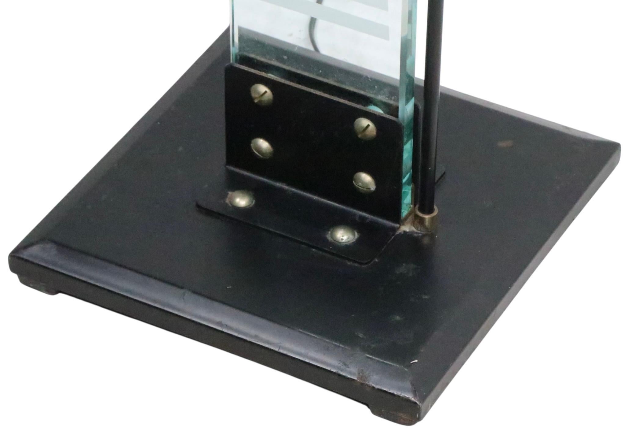 20th Century Italian Post Modern Uplight Halogen Torchiere Floor Lamp att. to Fontana Arte For Sale