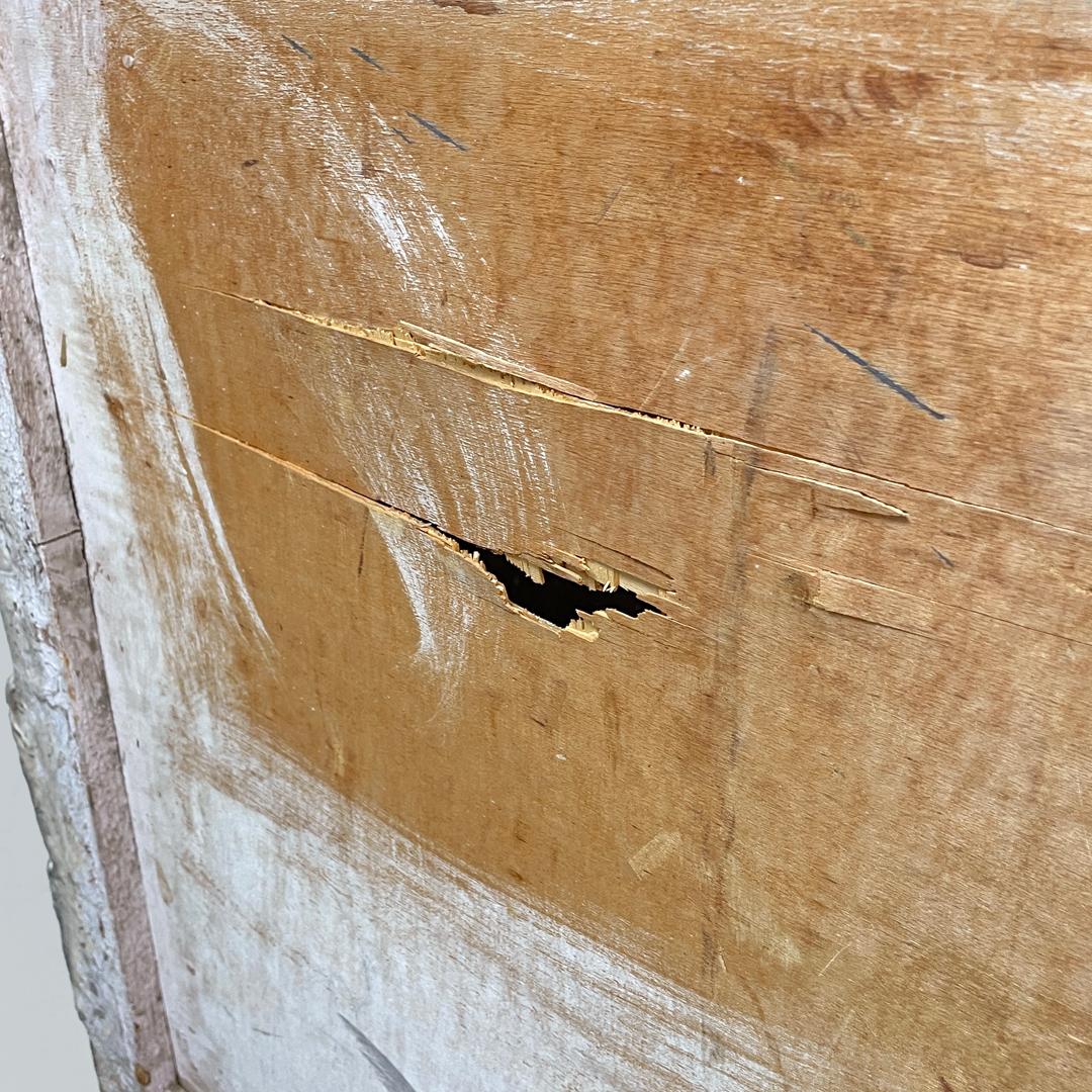 Accessoire de scène italien post-moderne en bois et fibre de verre décoré d'un effet de pierre, années 2000. en vente 9