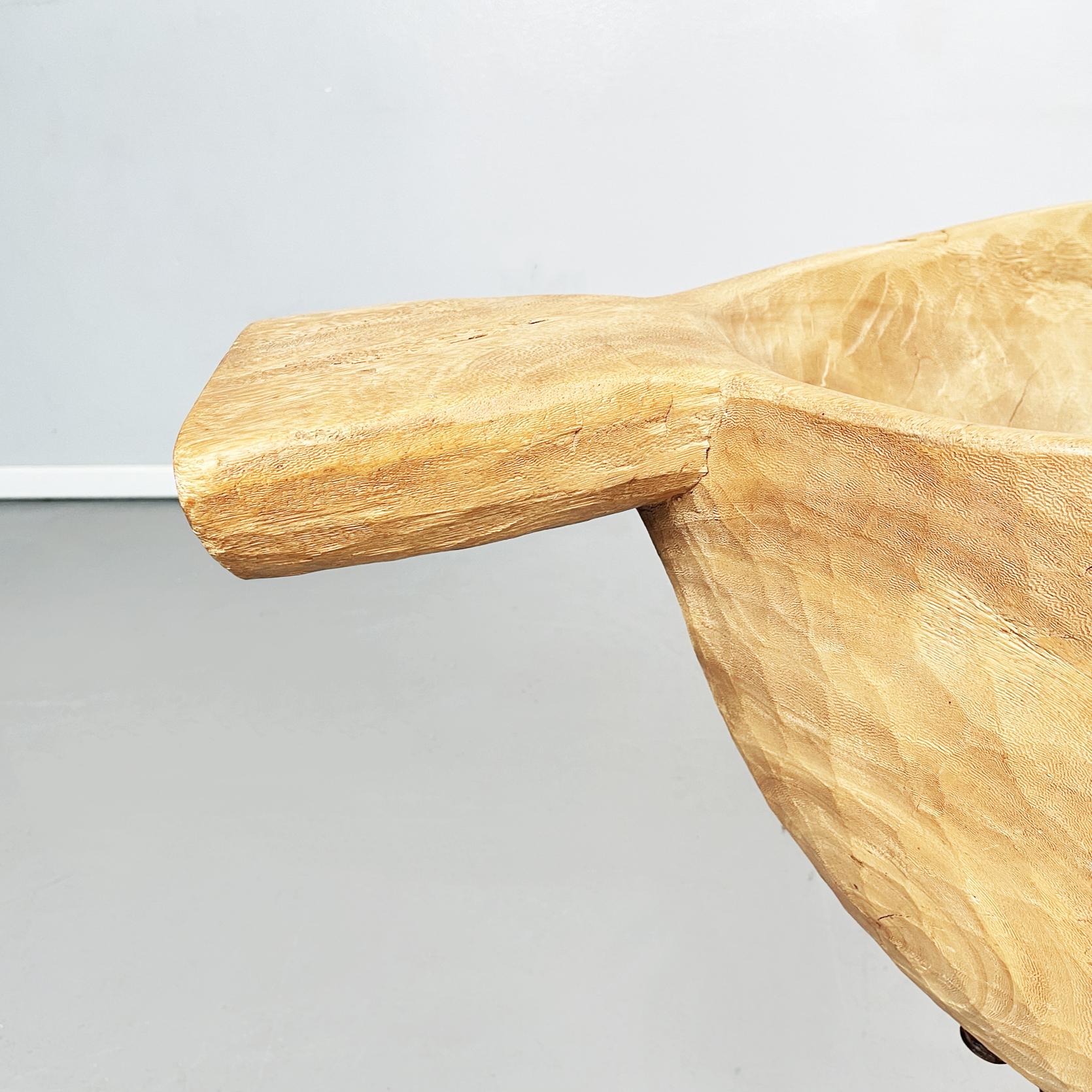 Italian Post-Modern Wooden Armchair, 2000s 7