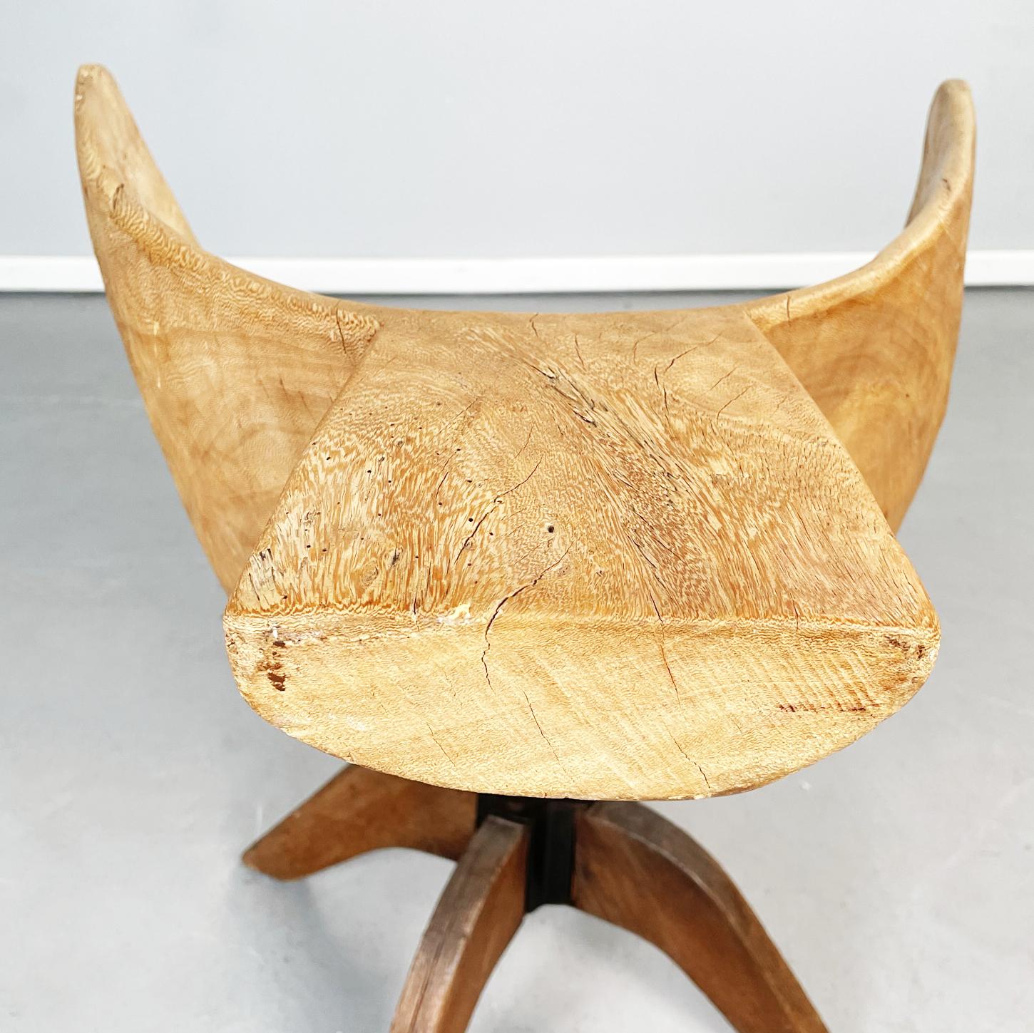 Italian Post-Modern Wooden Armchair, 2000s 8