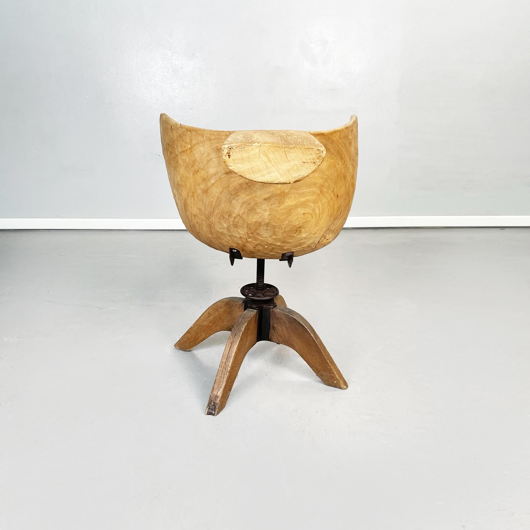 Contemporary Italian Post-Modern Wooden Armchair, 2000s