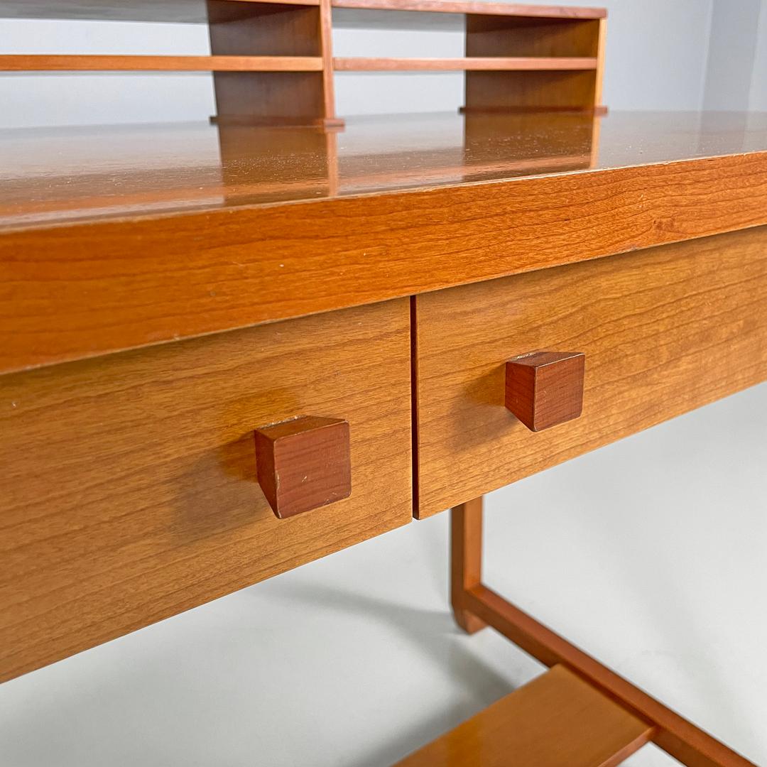 Italian Bauhaus style wood desk Meyer May by Frank Lloyd Wright for Cassina 1996 13