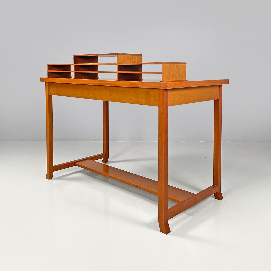 Italian Bauhaus style wood desk Meyer May by Frank Lloyd Wright for Cassina 1996 1