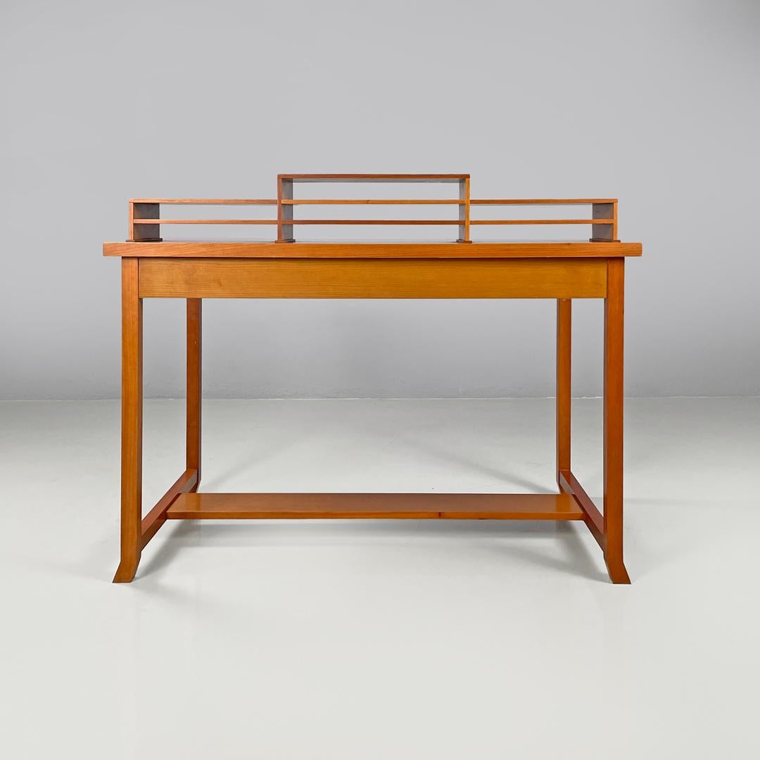 Italian Bauhaus style wood desk Meyer May by Frank Lloyd Wright for Cassina 1996 2