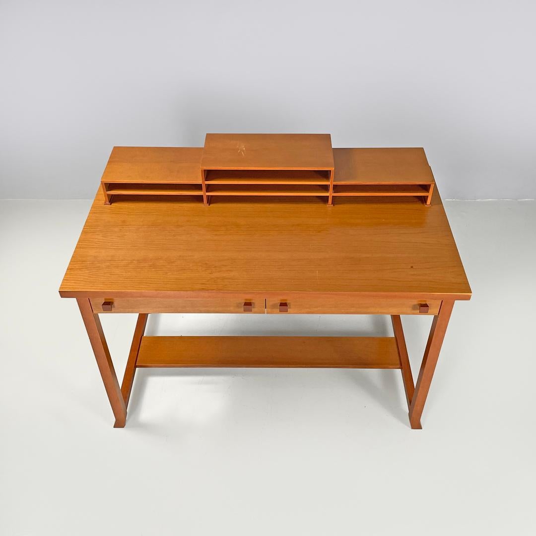 Italian Bauhaus style wood desk Meyer May by Frank Lloyd Wright for Cassina 1996 3