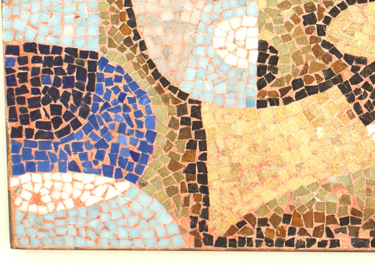 Italienische Mosaik-Wandtafel aus der Nachkriegszeit im Zustand „Gut“ im Angebot in New York, NY
