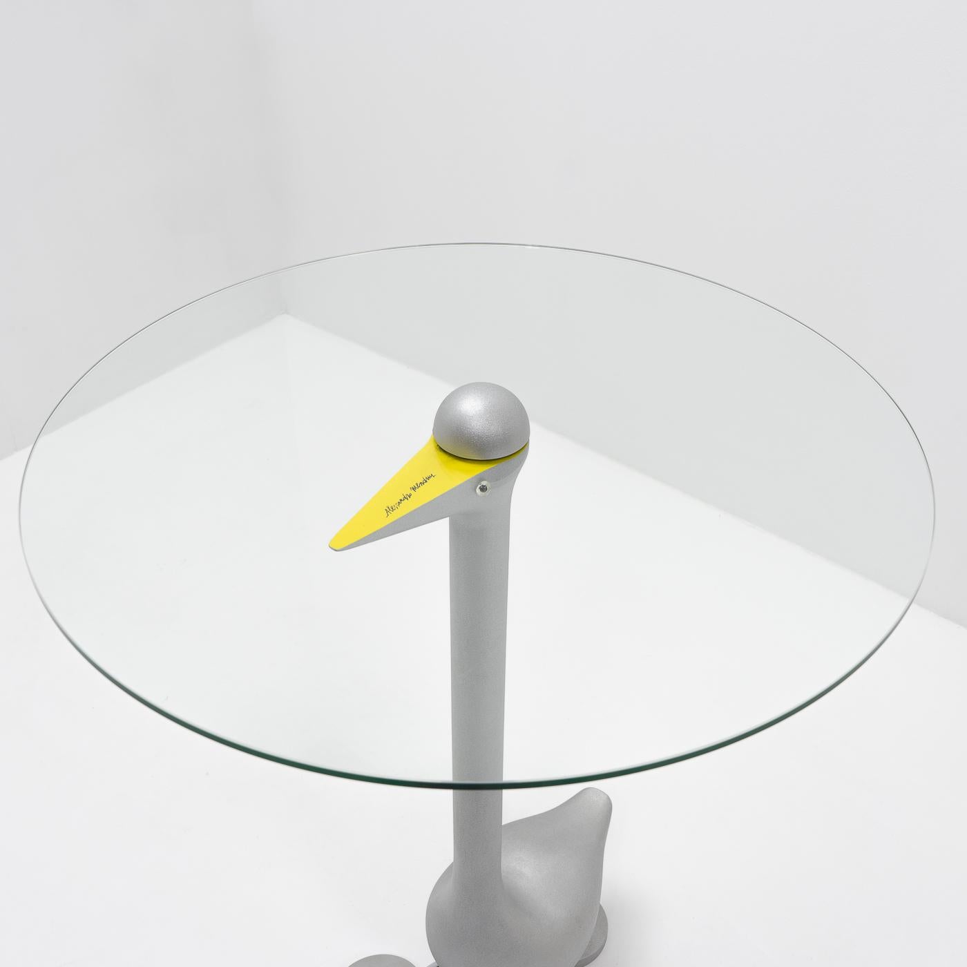 Late 20th Century Italian Postmodern Alessandro Mendini, “Sirfo” Side Table, 1980s