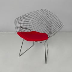 Italian postmodern armchair Diamond by Harry Bertoia for Knoll, 2004
