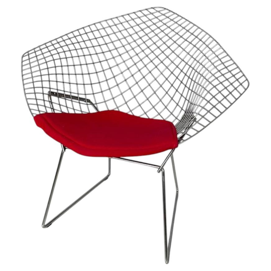 Italian postmodern armchair Diamond by Harry Bertoia for Knoll, 2004 For Sale