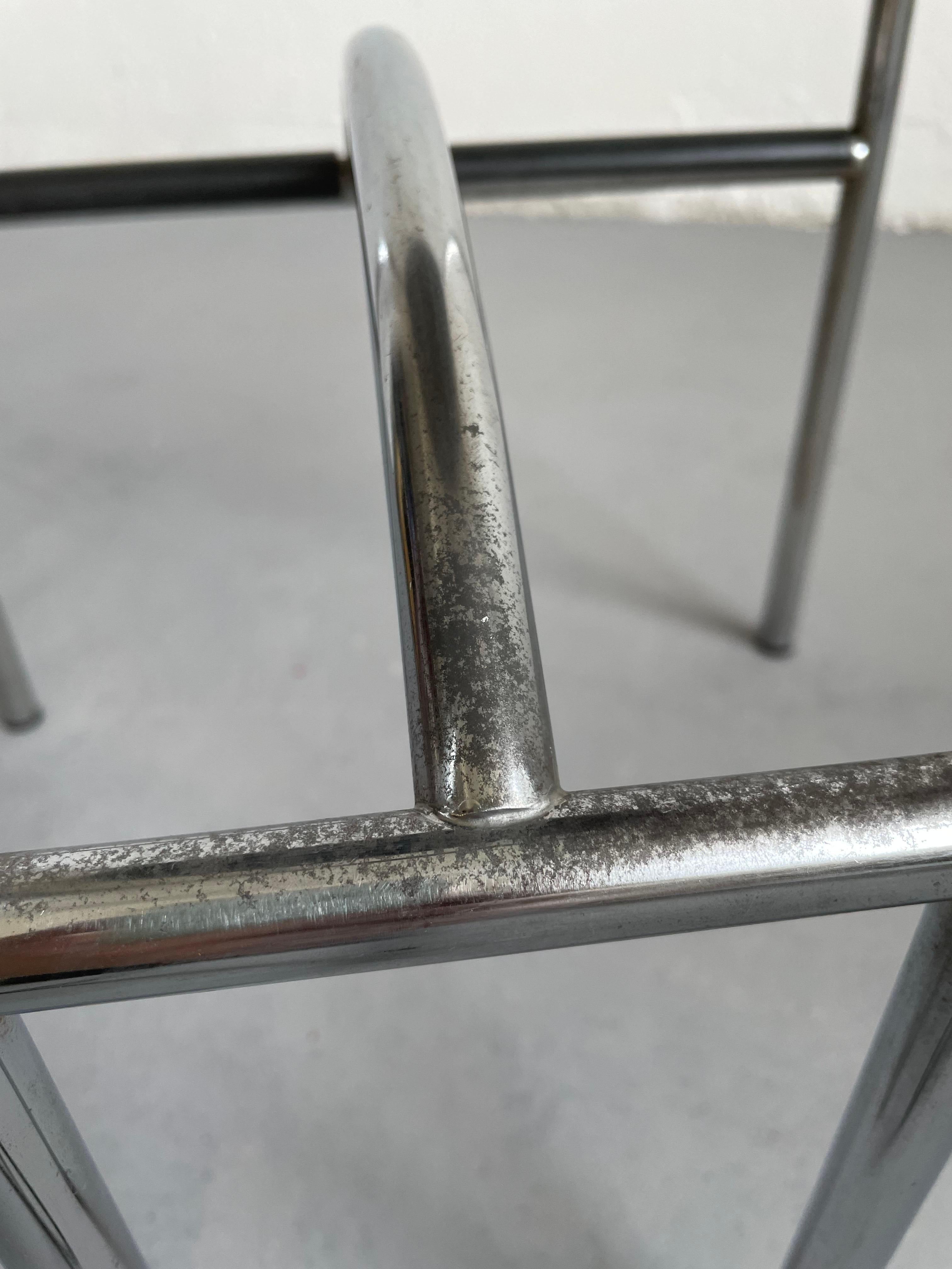 Steel Italian Postmodern Black Tokyo Stool by Rodney Kinsman for Bieffeplast, 1985 For Sale