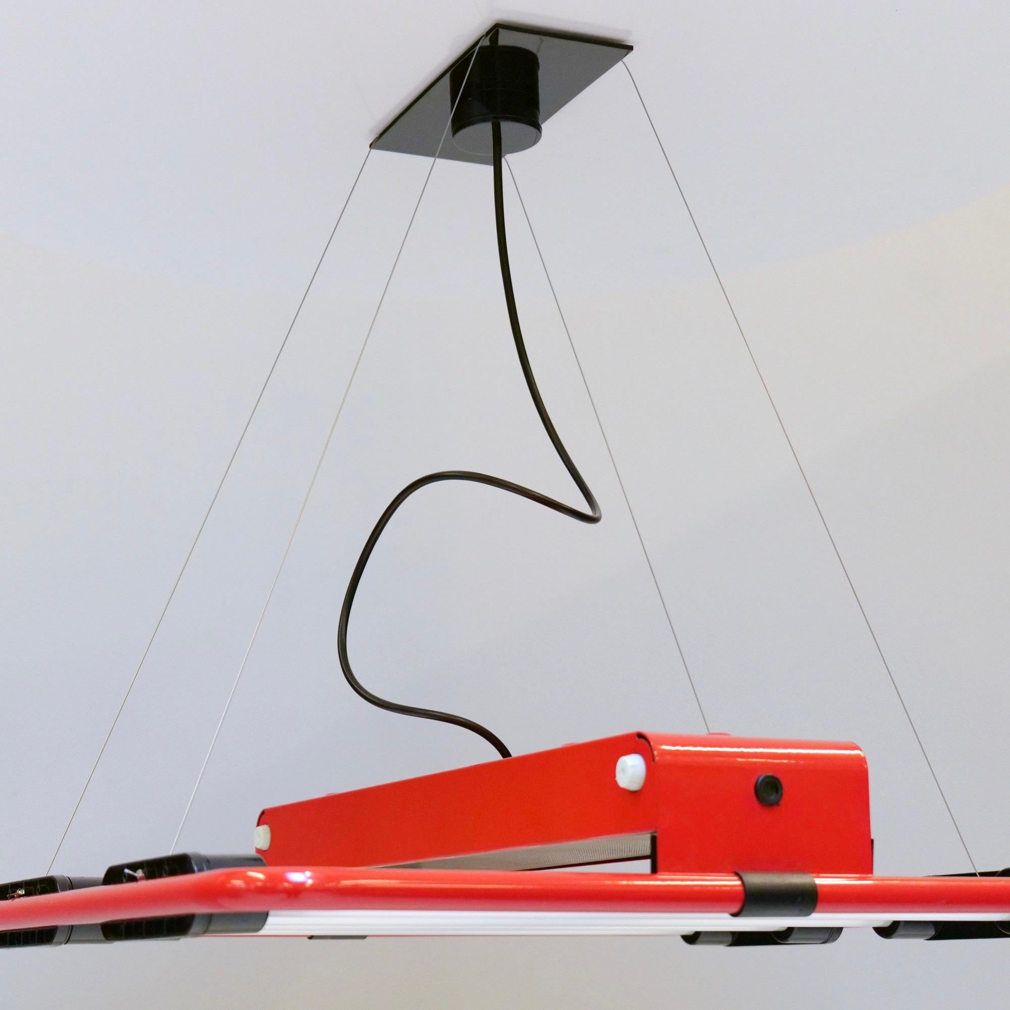 Post-Modern Italian Postmodern Ceiling Lamp by Nicola Gigante for Zerbetto For Sale
