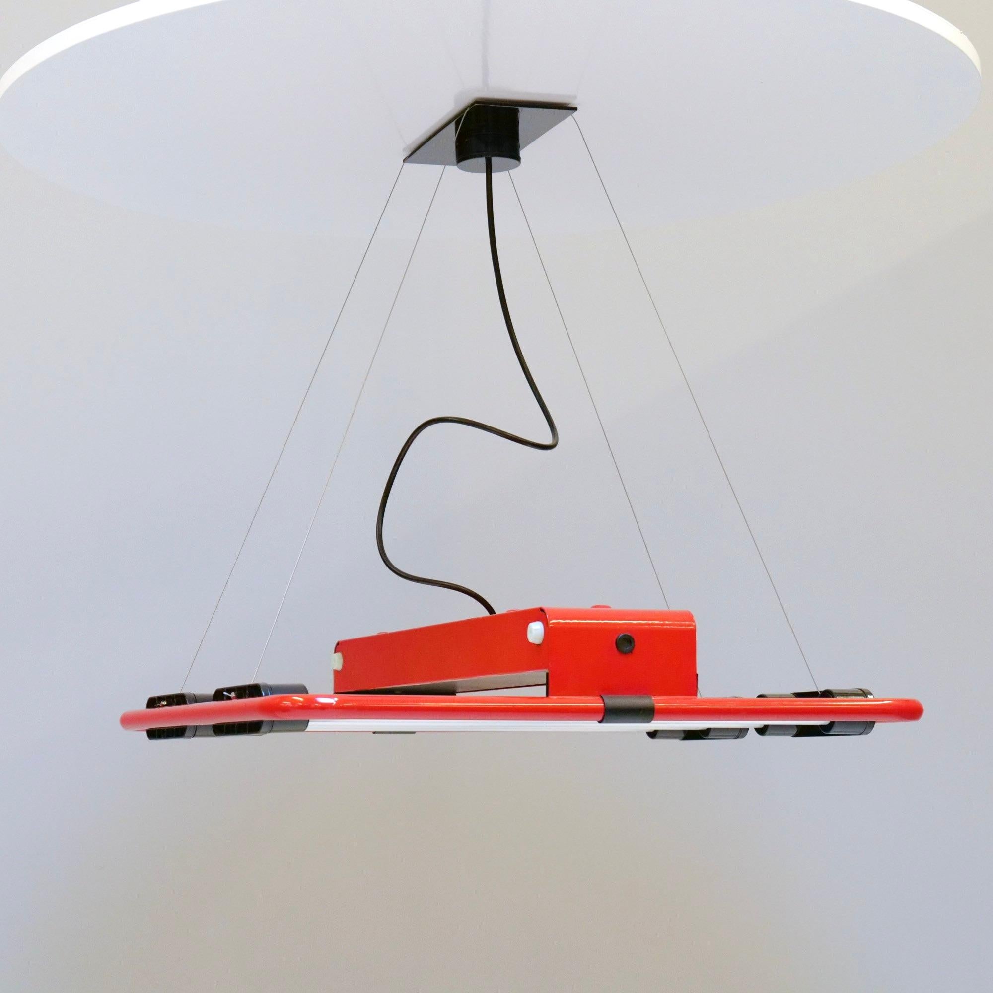 Late 20th Century Italian Postmodern Ceiling Lamp by Nicola Gigante for Zerbetto For Sale