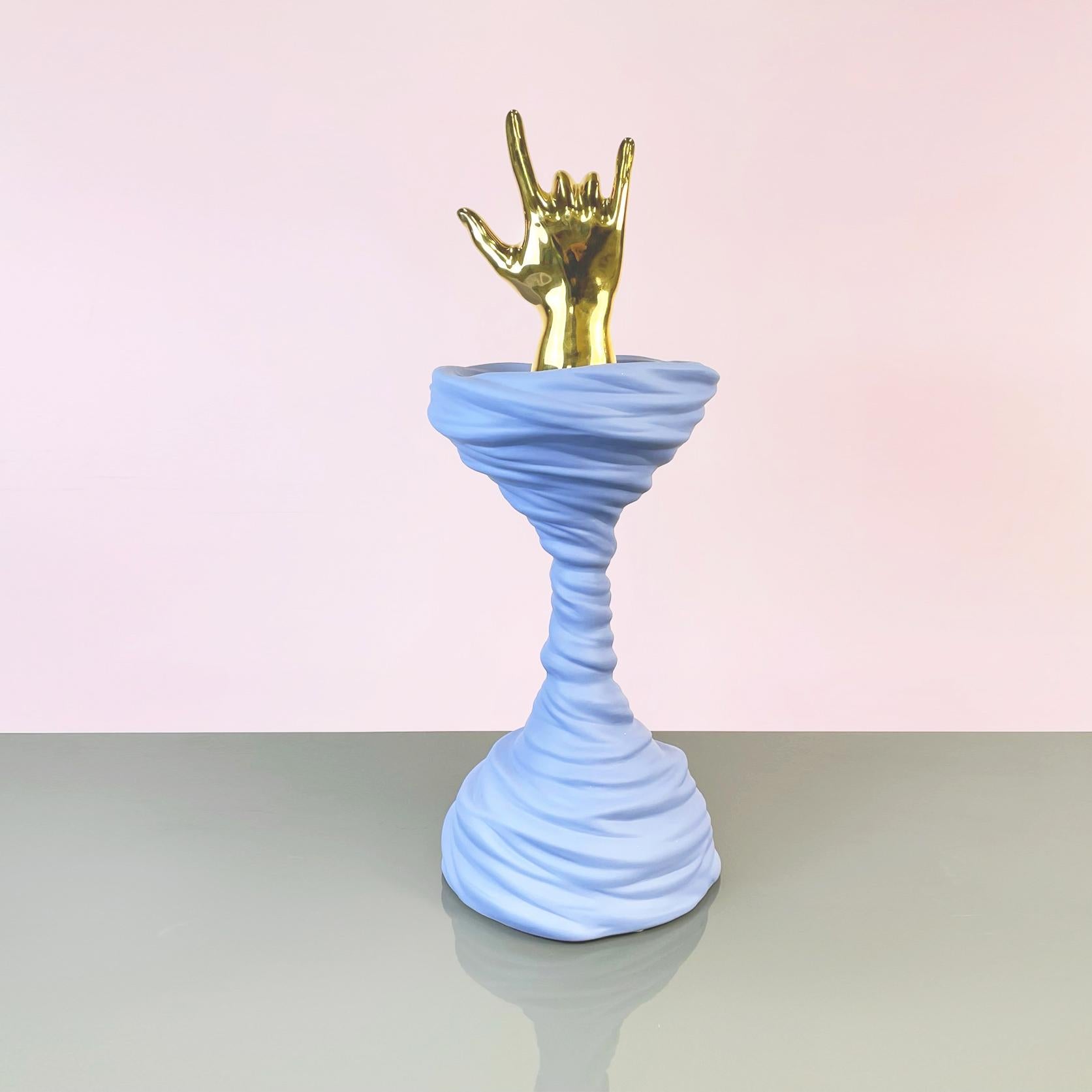 Post-Modern Italian Postmodern Ceramic Sculpture I Love You by Zanovello for C.Munari, 2000s