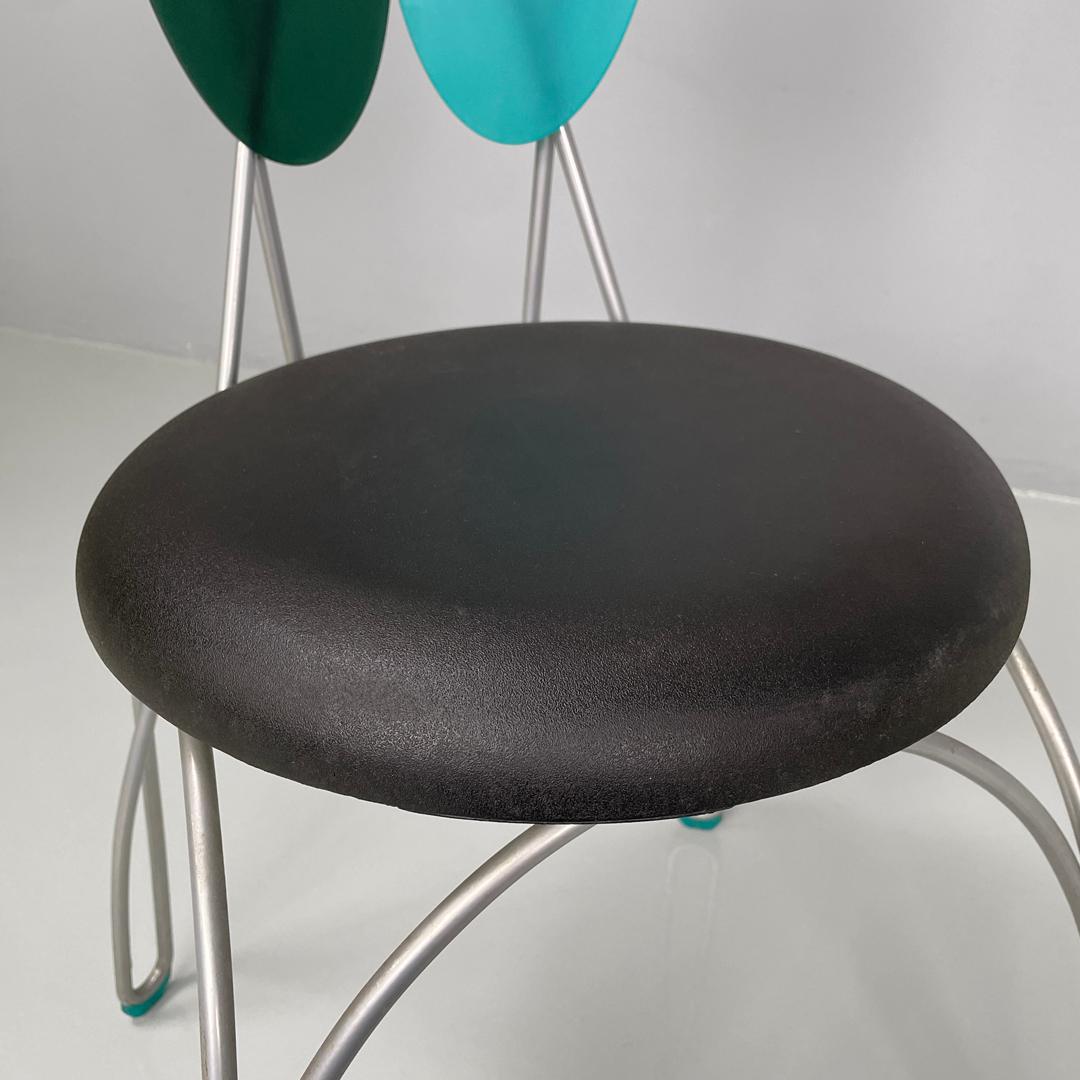 Italian postmodern chairs Jessica by D'Urbino & Lomazzi for Zerodisegno, 1990s in vendita 9
